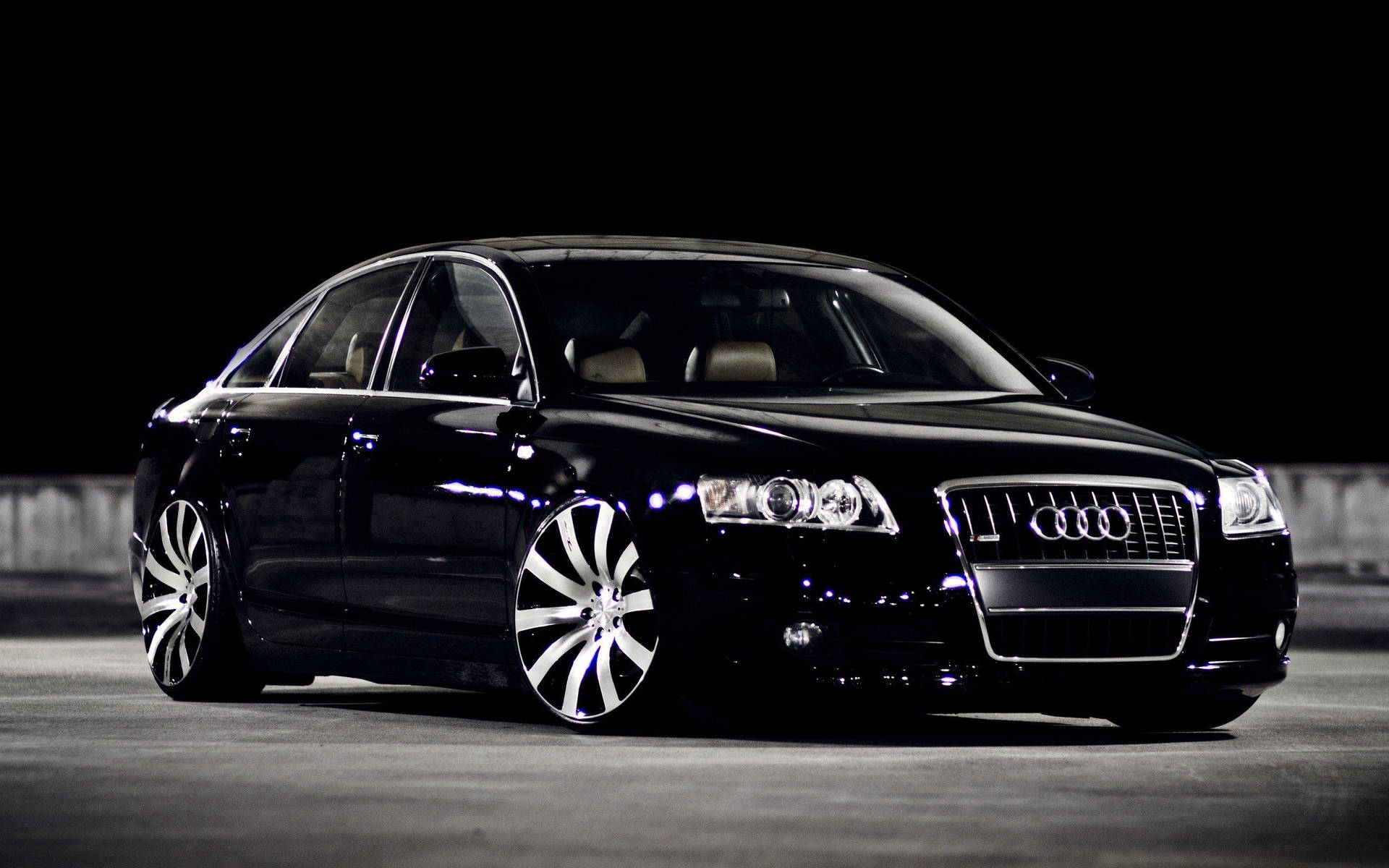 Audi A6 Black Edition Background