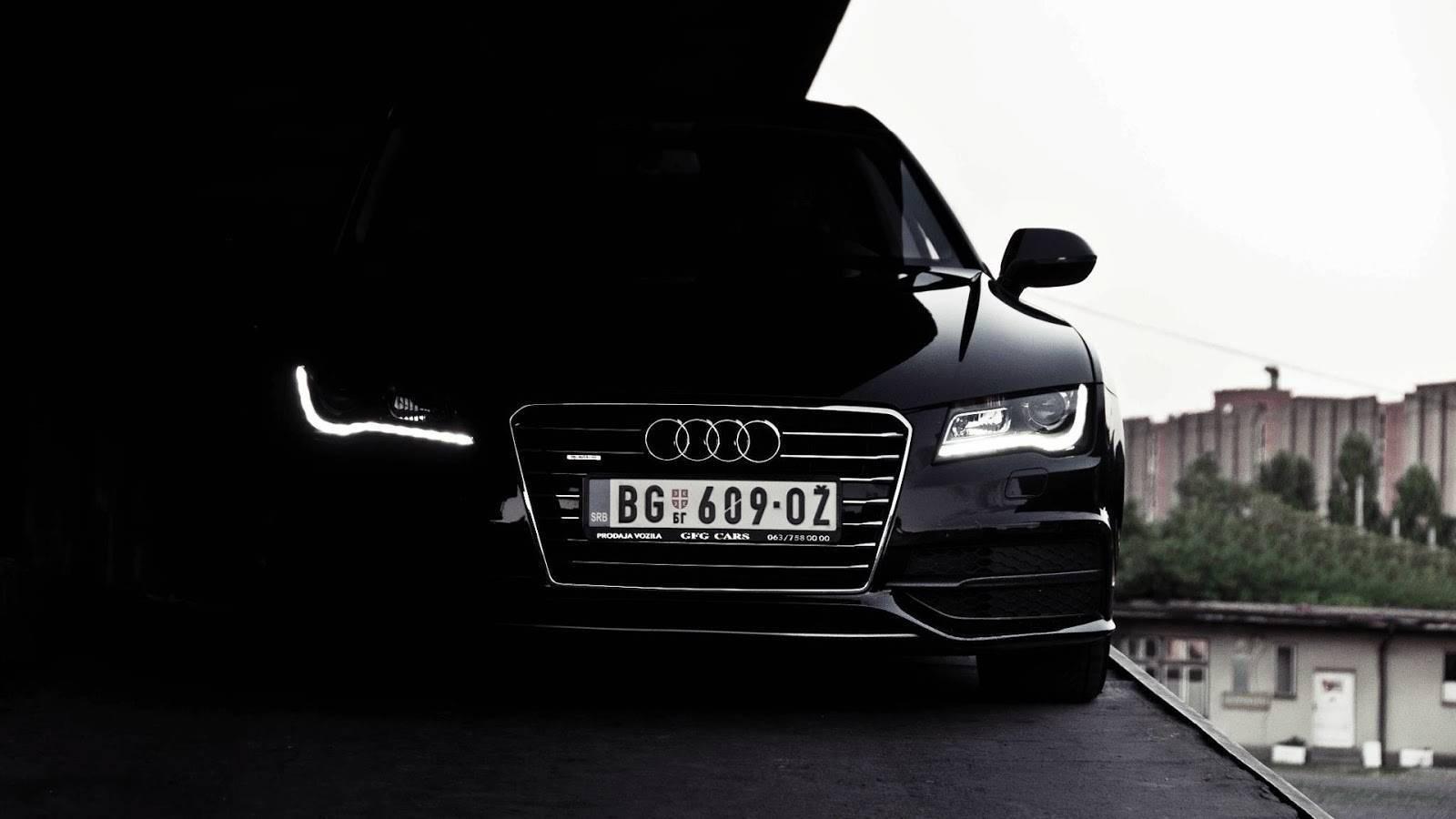 Audi A7 Black Edition Background