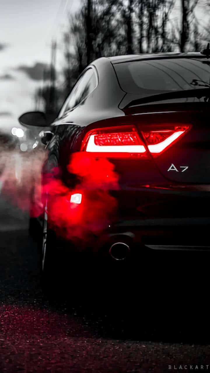 Audi A7 Brake Lights Aesthetic Car Background