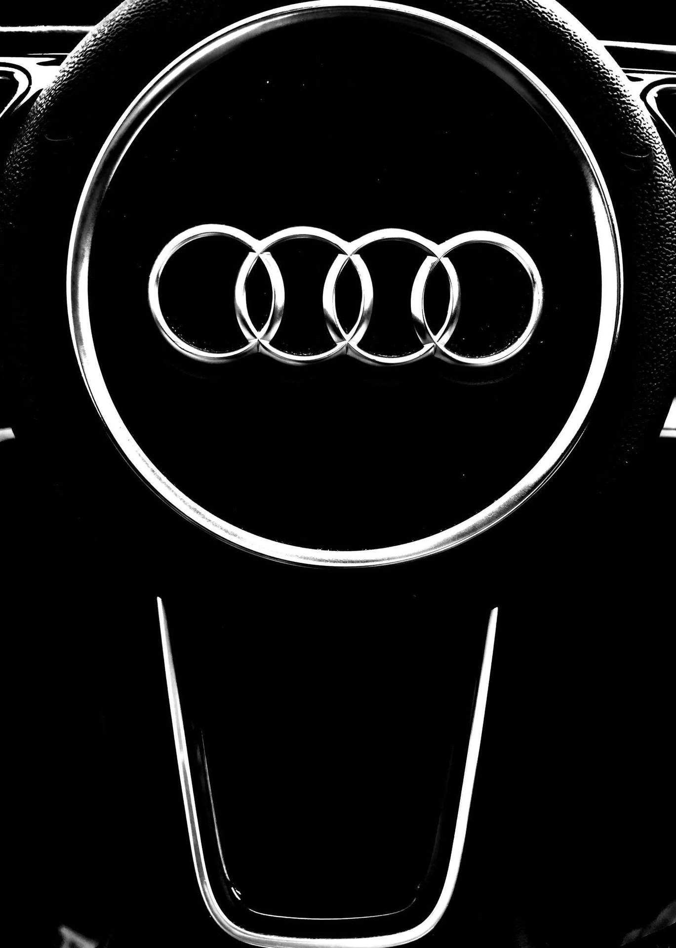 Audi Logo Black Lover Phone Background Background