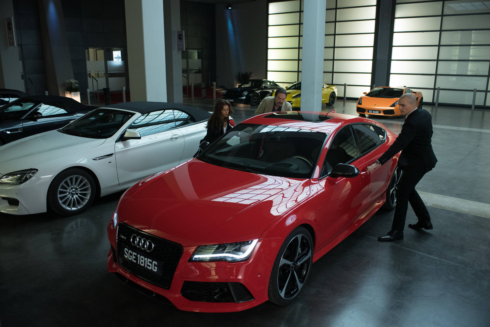 Audi Red Luxury Ciarán Hinds