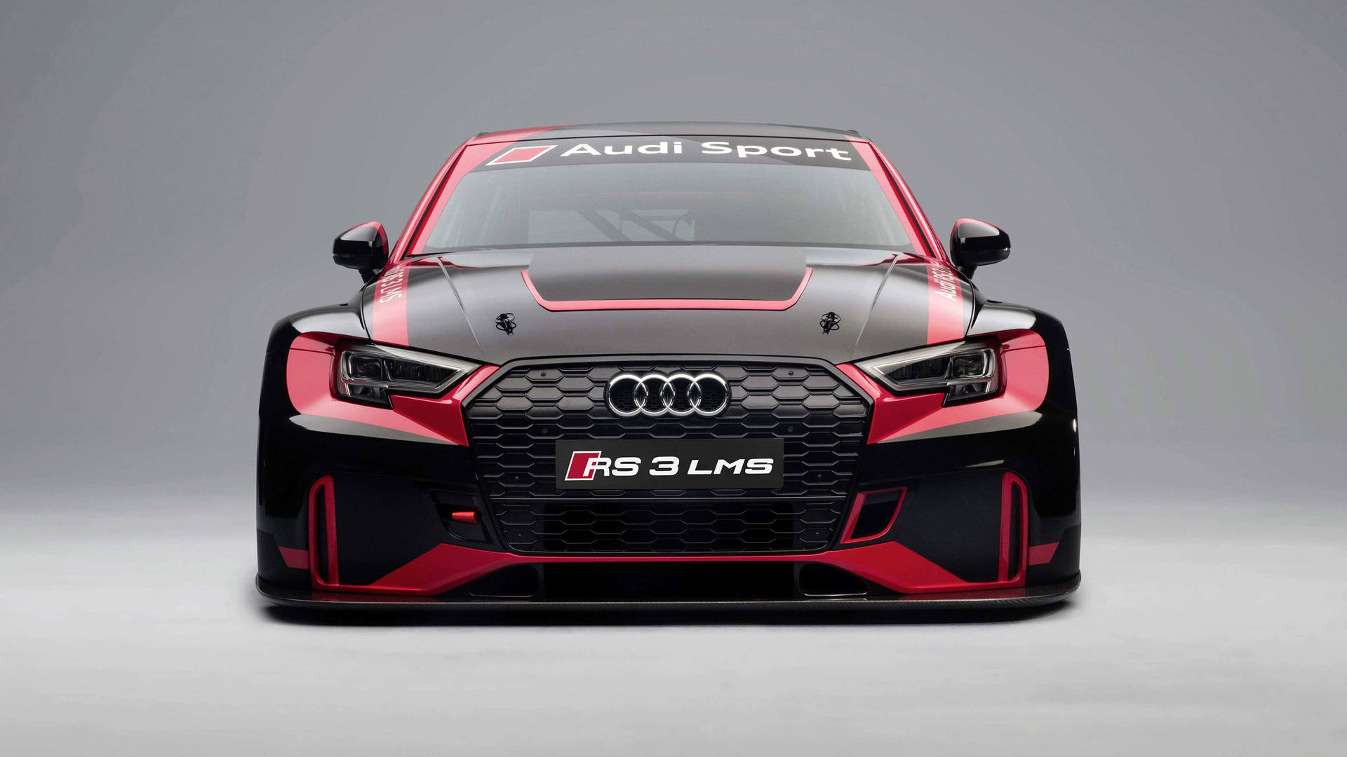 Audi Rs 3 Lms Front View Background