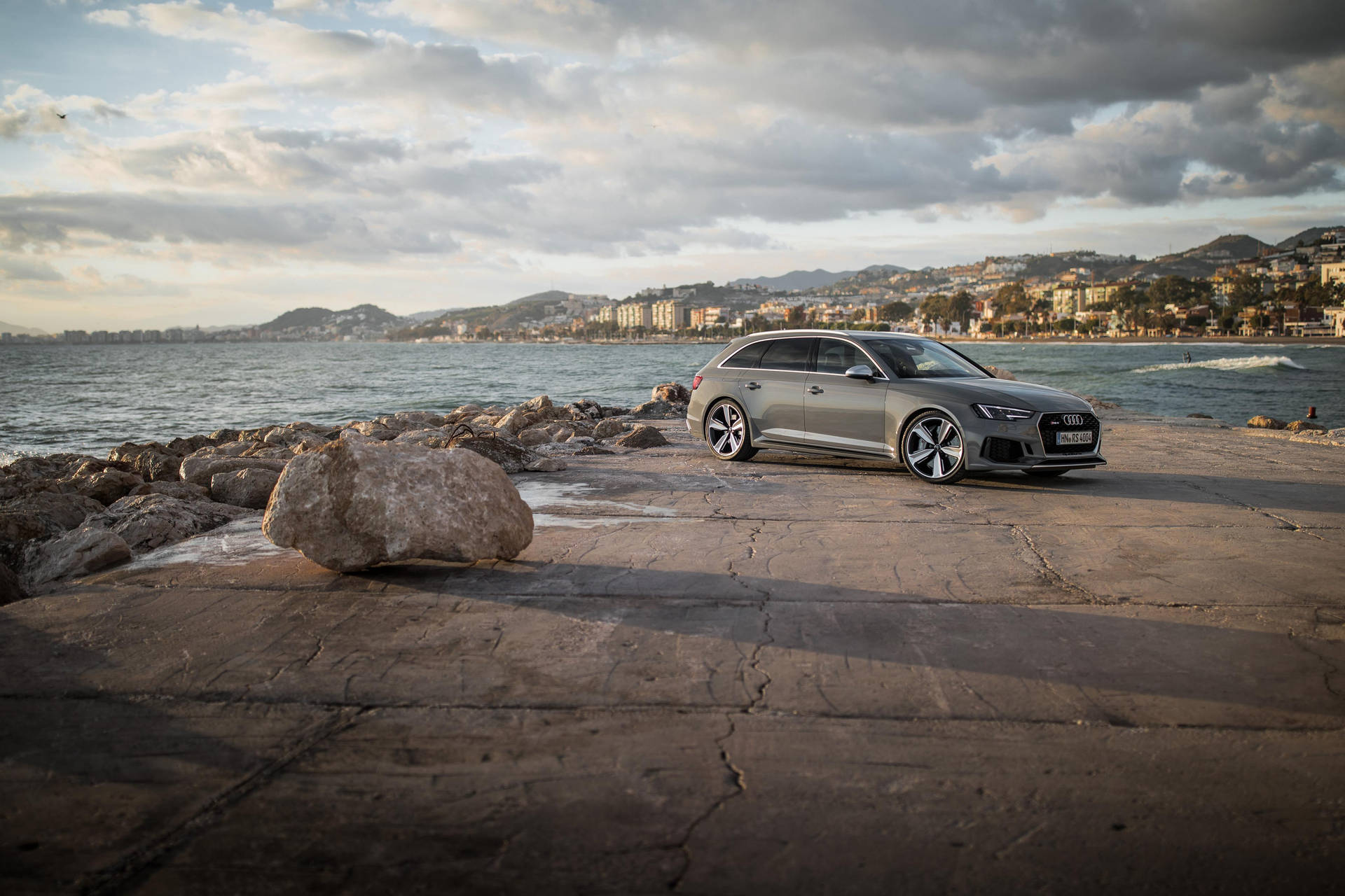 Audi Rs 6 By The Sea