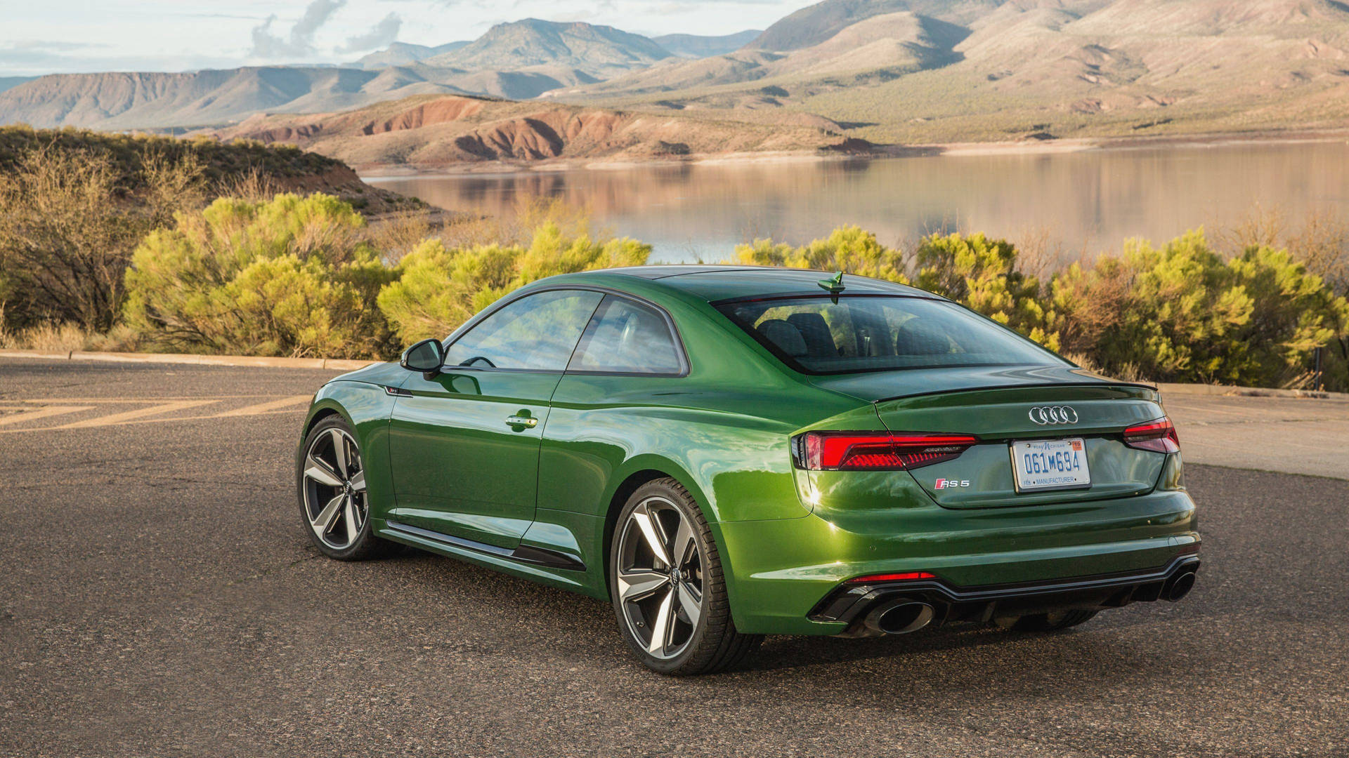 Audi Rs5 Green Background