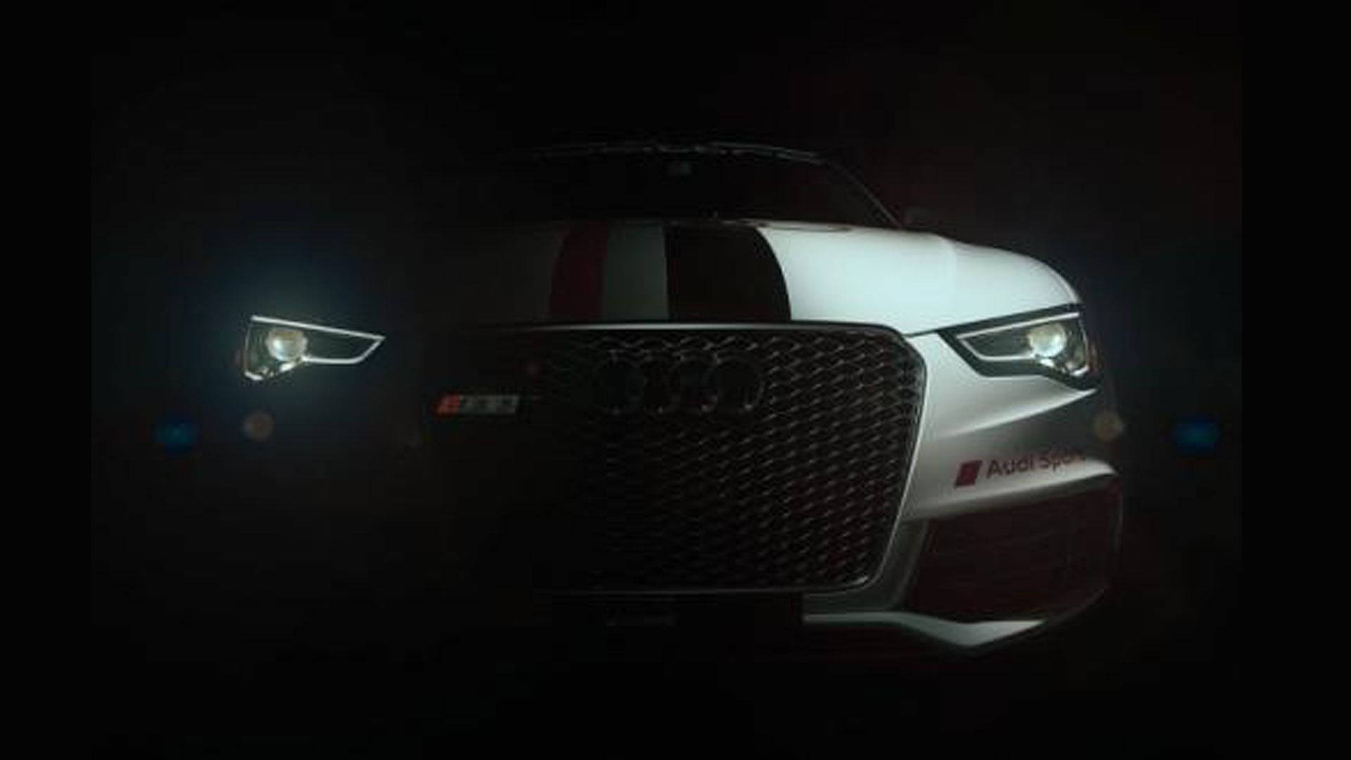 Audi Rs6 White Teaser Background
