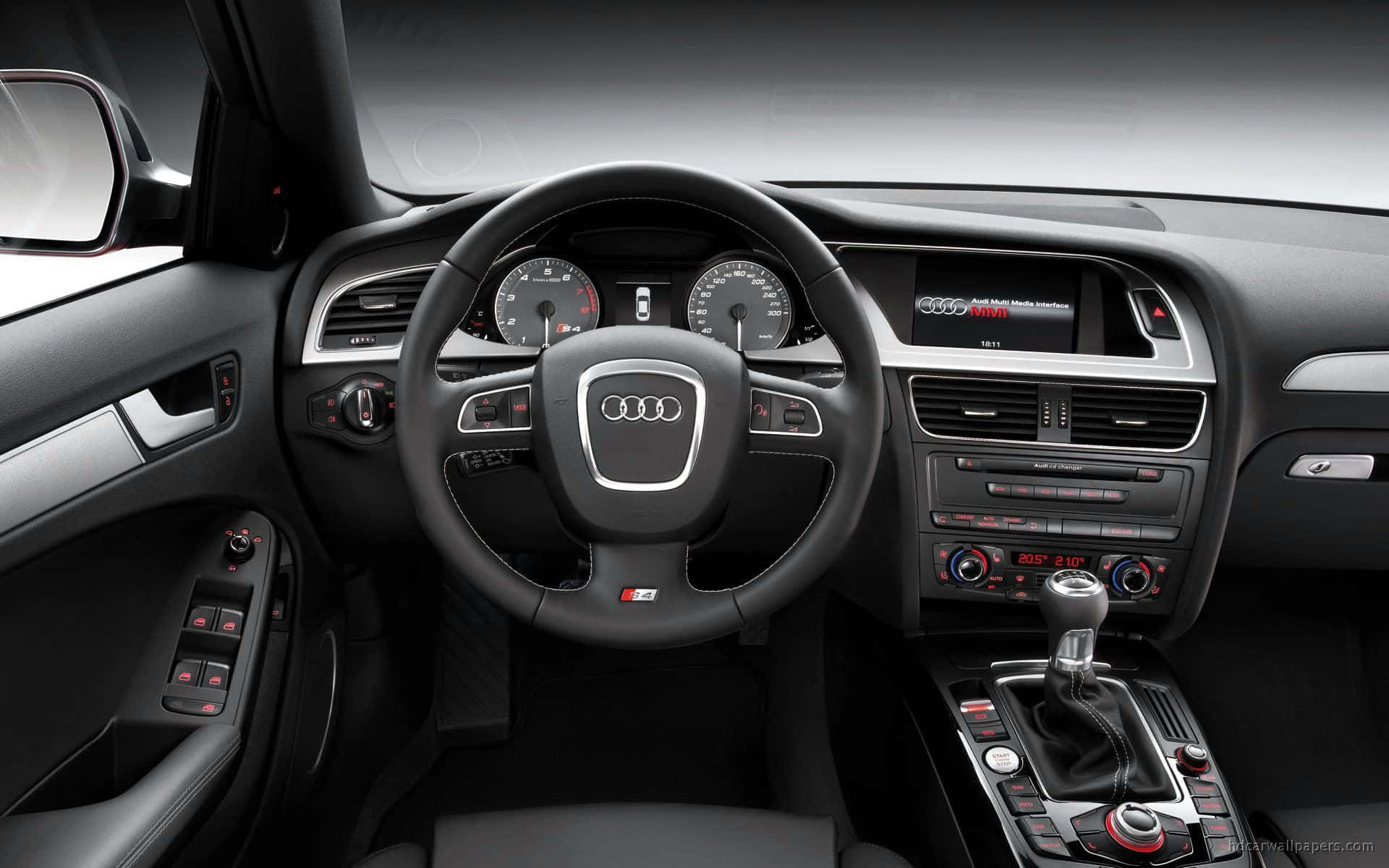 Audi S4 Interior Design Background