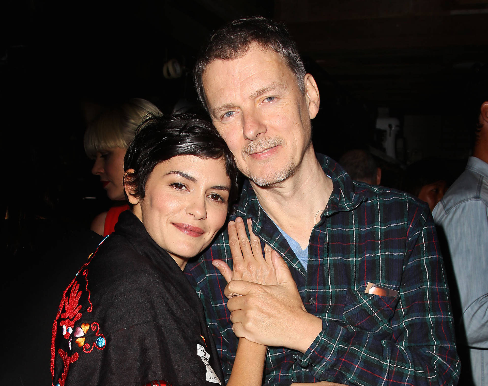 Audrey Tatou And Michael Gondry