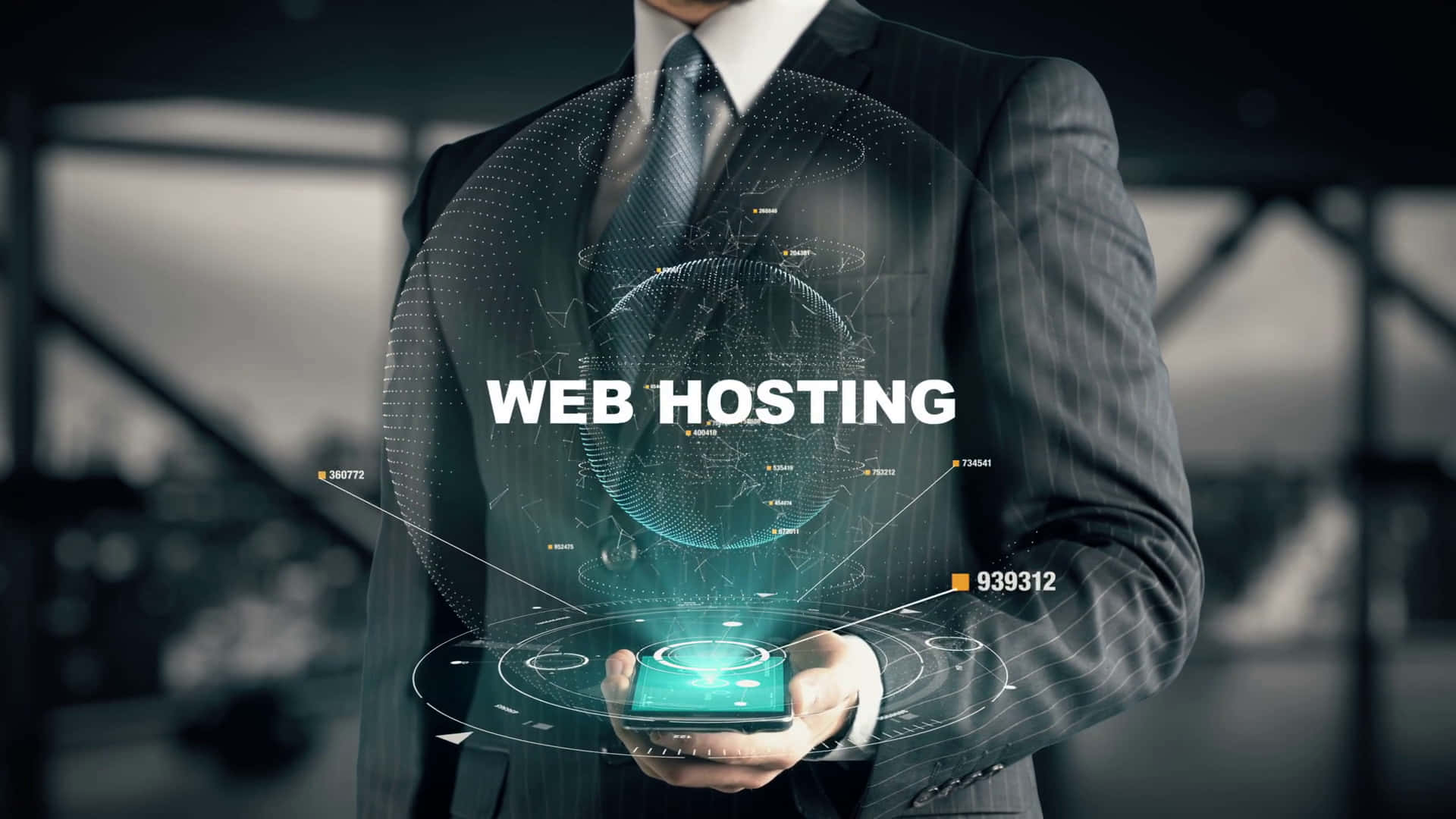 Augmented Reality Web Hosting Background