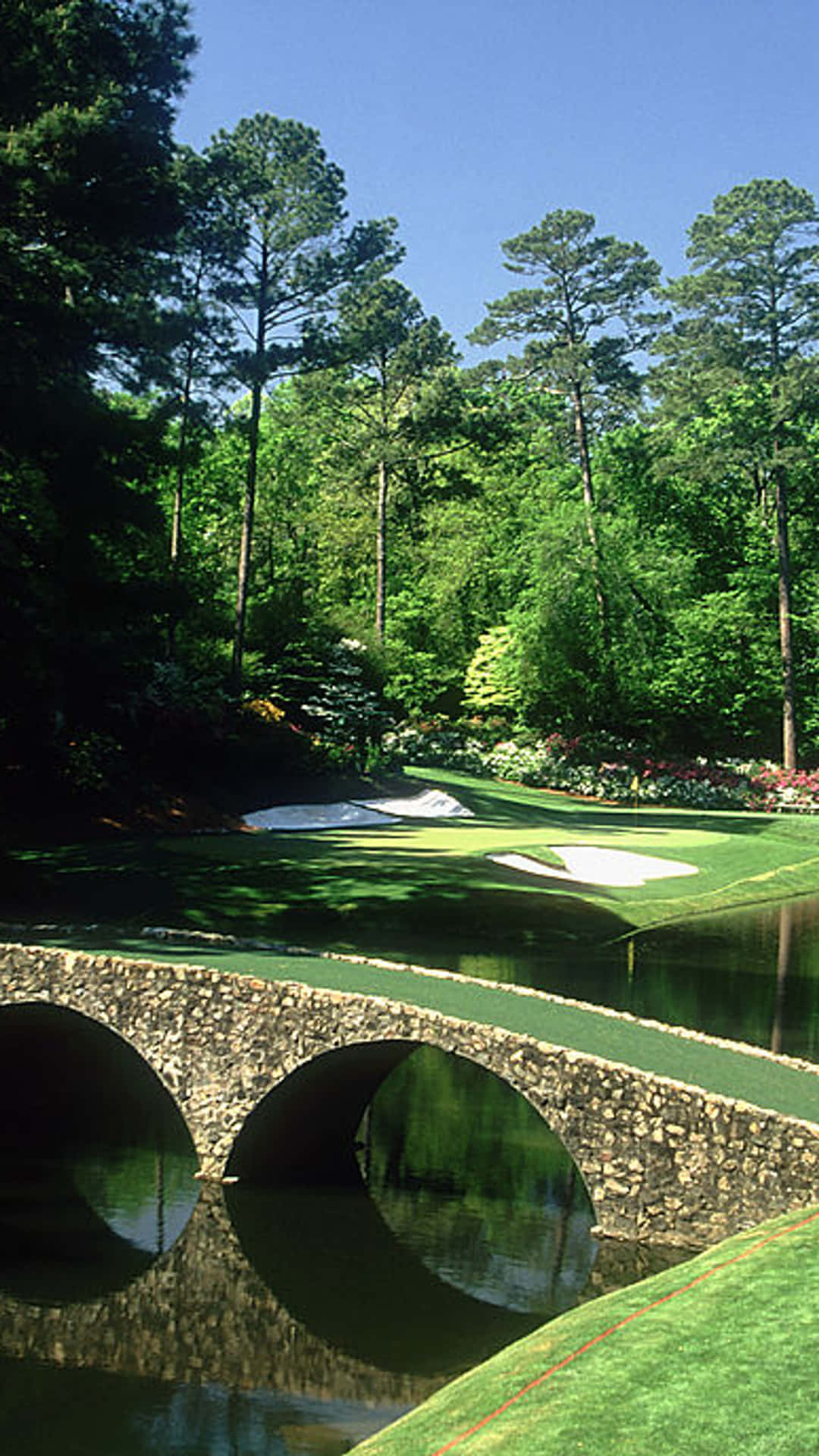 Augusta National Iphone With Stone Bridge Background