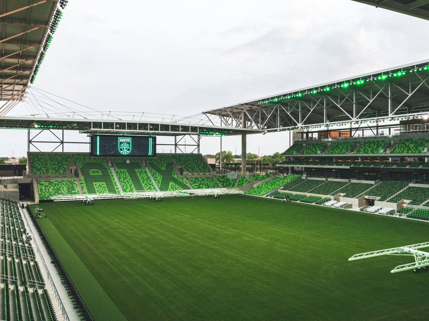 Austin Fc Q2 Stadium Green Game Background