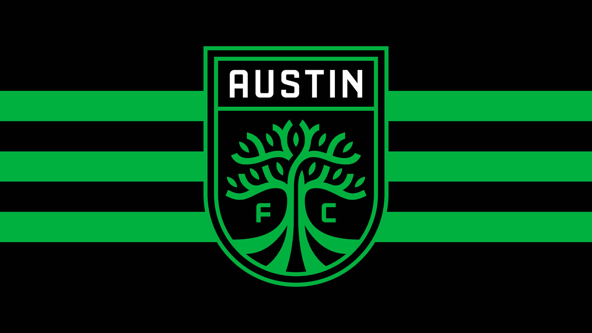 Austin Fc Soccer Club Logo Green Design