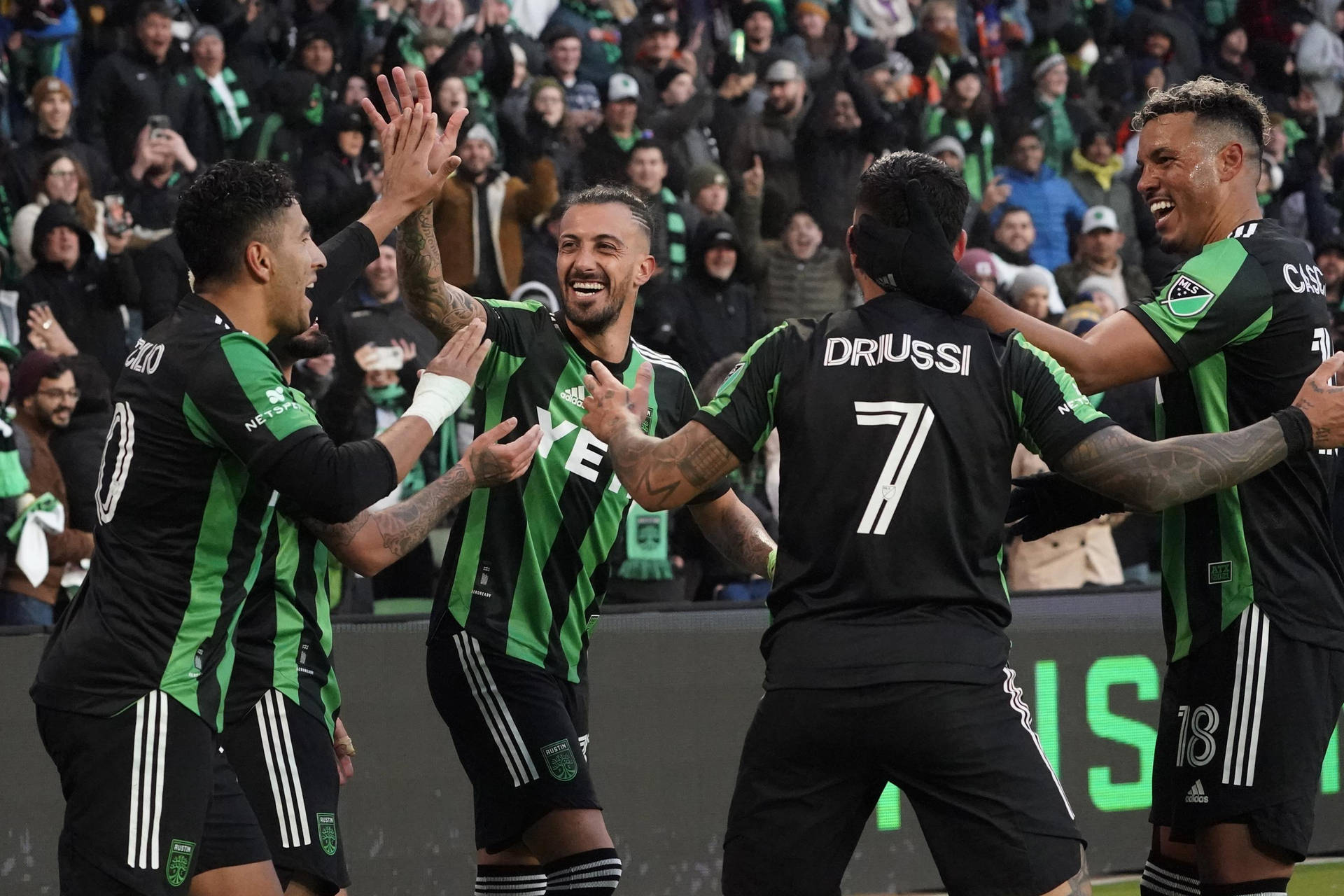 Austin Fc Soccer Team Sebastián Driussi Sports Background