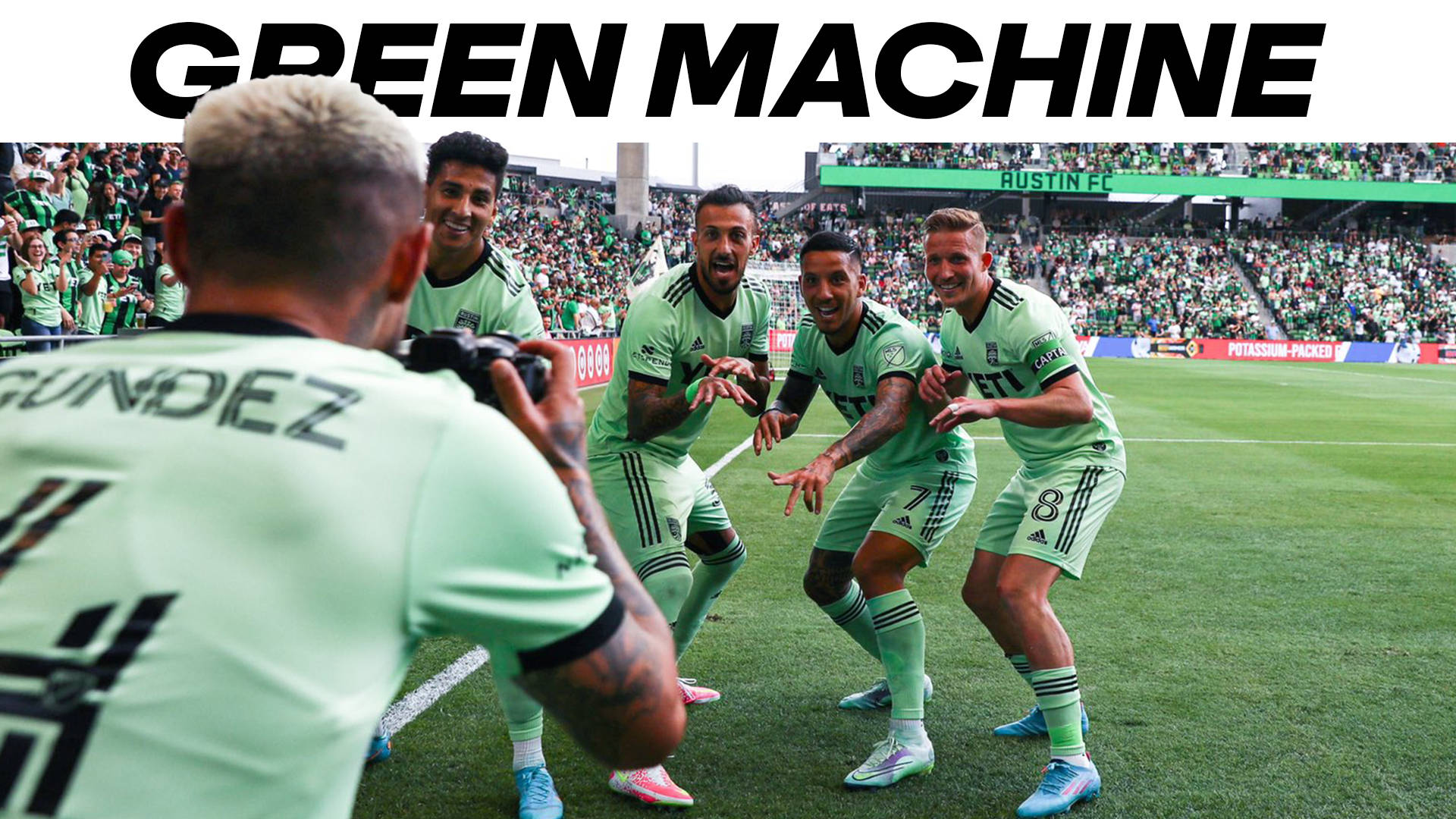 Austin Fc Team Green Machine Football Game Background