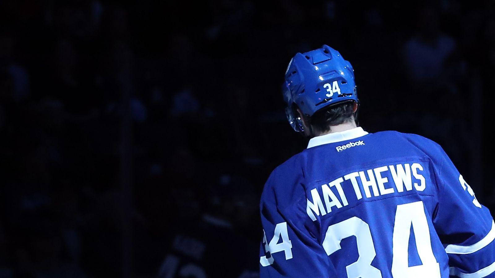 Auston Matthews Black Background Background