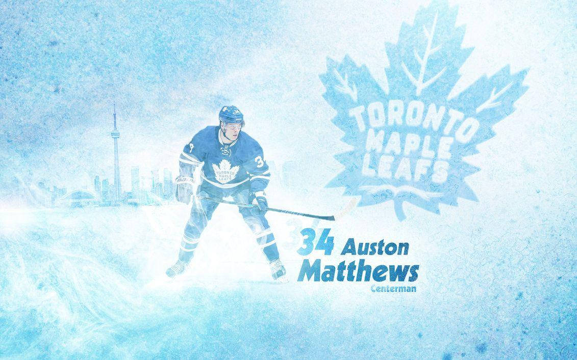 Auston Matthews Graphic Design Background