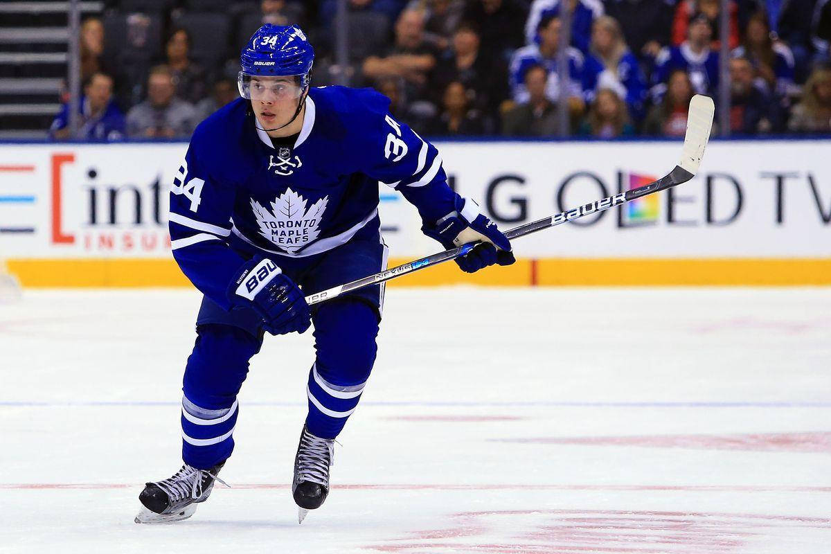 Auston Matthews Ice Hockey Background