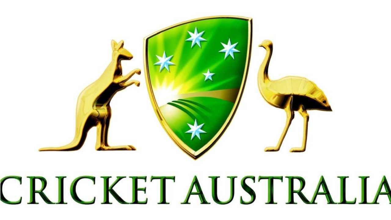 Australia Cricket Fancy Gold Logo Background