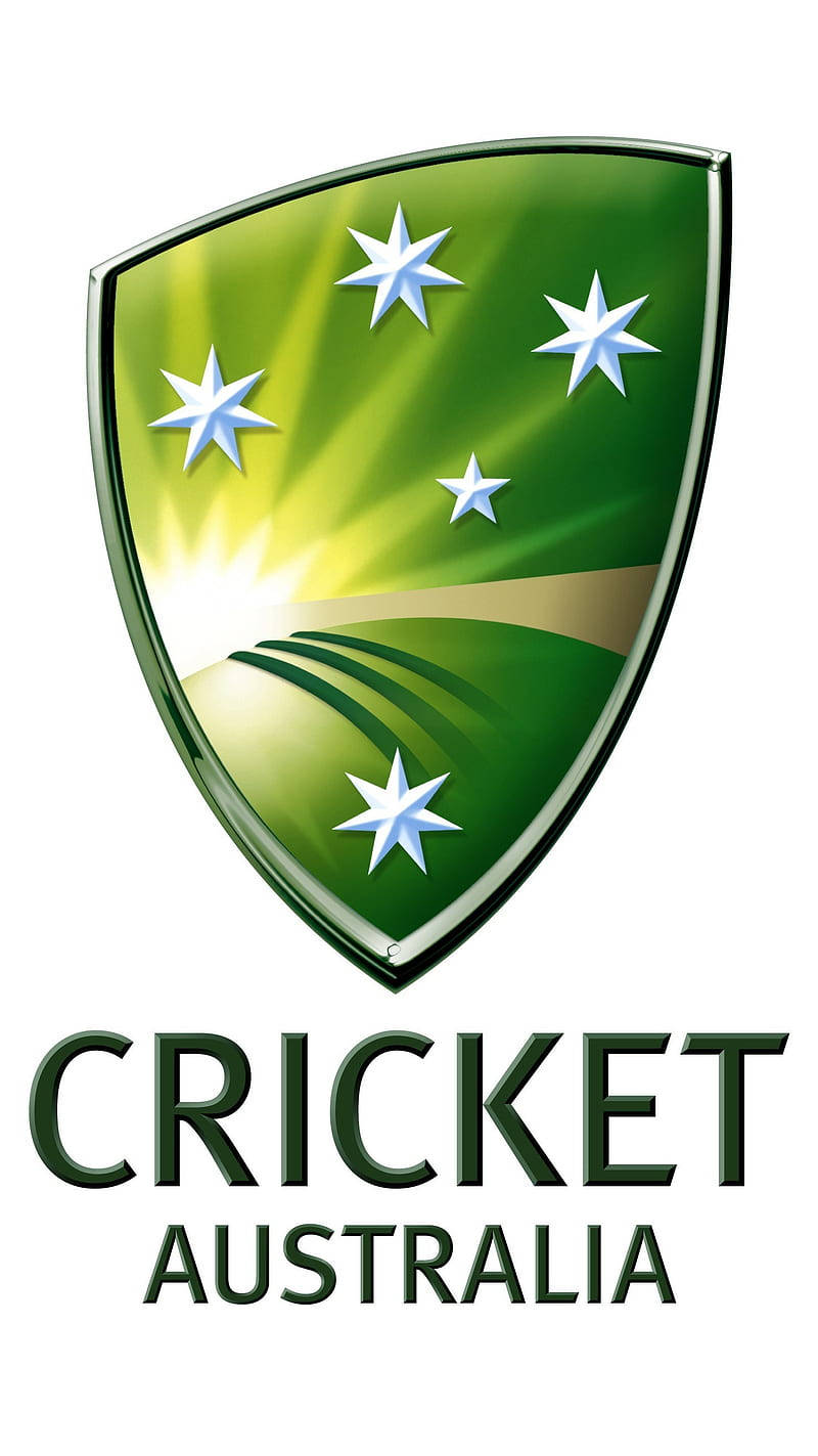 Australia Cricket Green Logo Background
