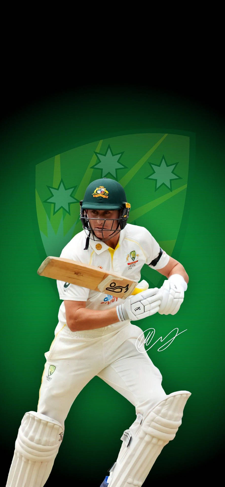 Australia Cricket Marnus Labuschagne Poster Background