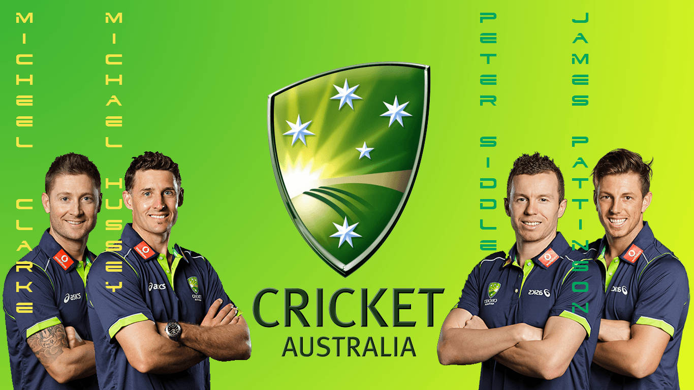 Australia Cricket Players Poster Background