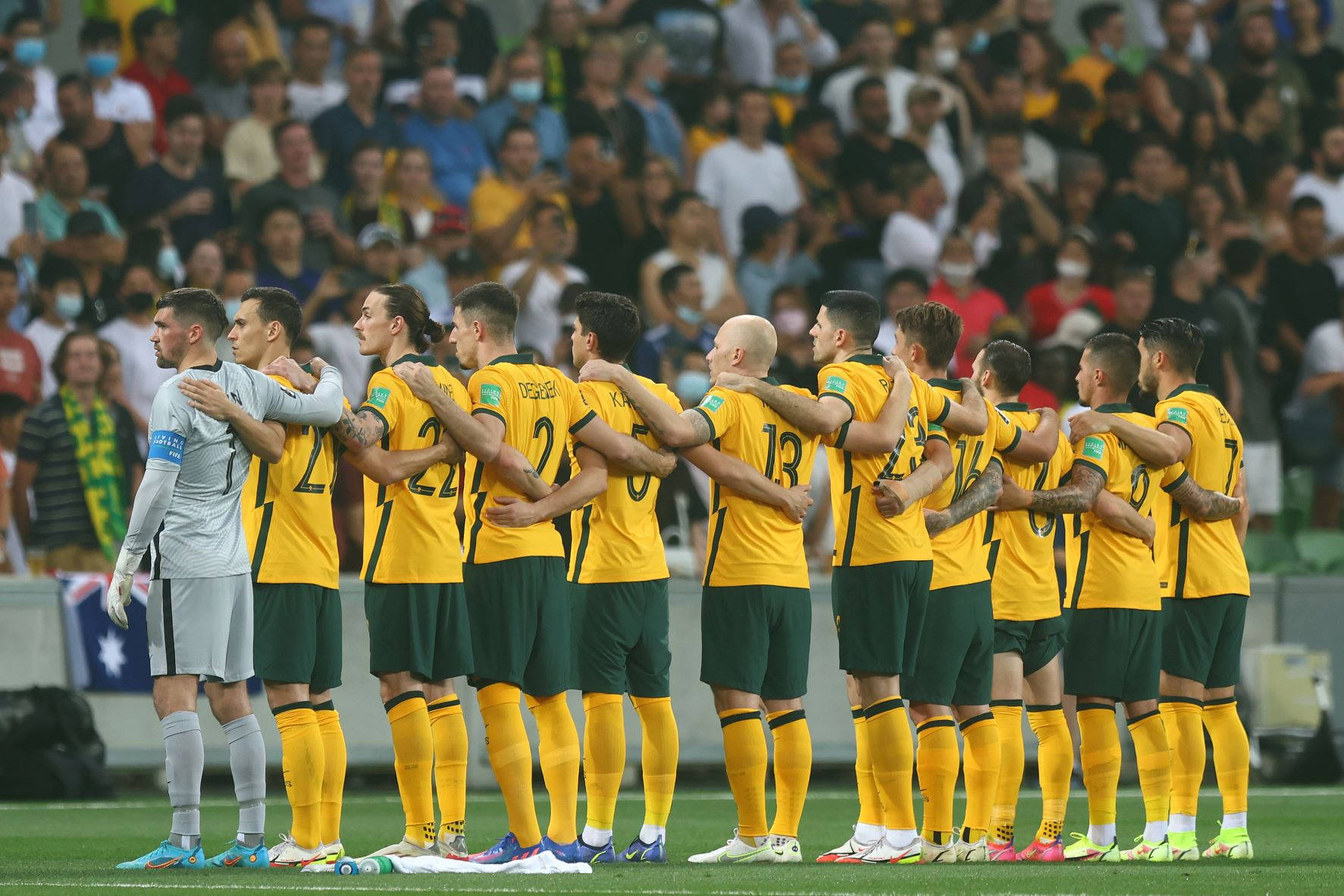 Australia National Football Team Glorious Moment Background