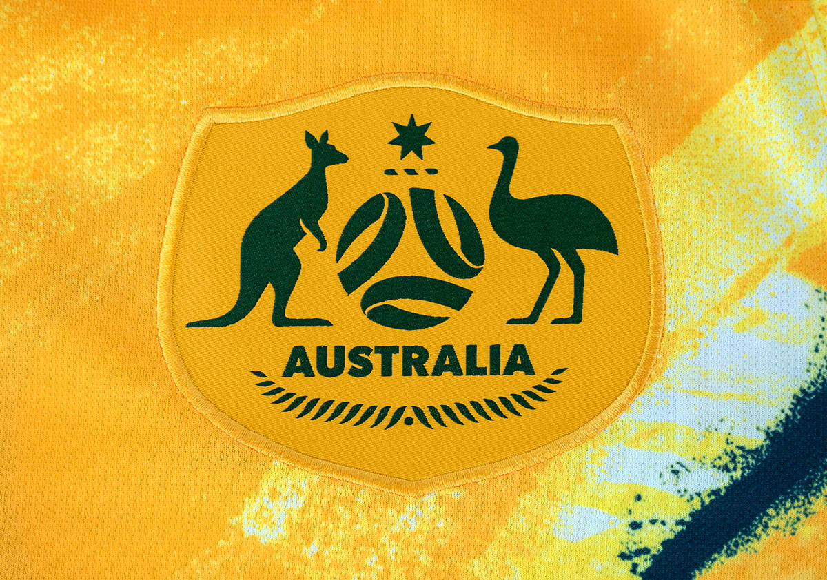 Australia National Football Team Logo Patch Background