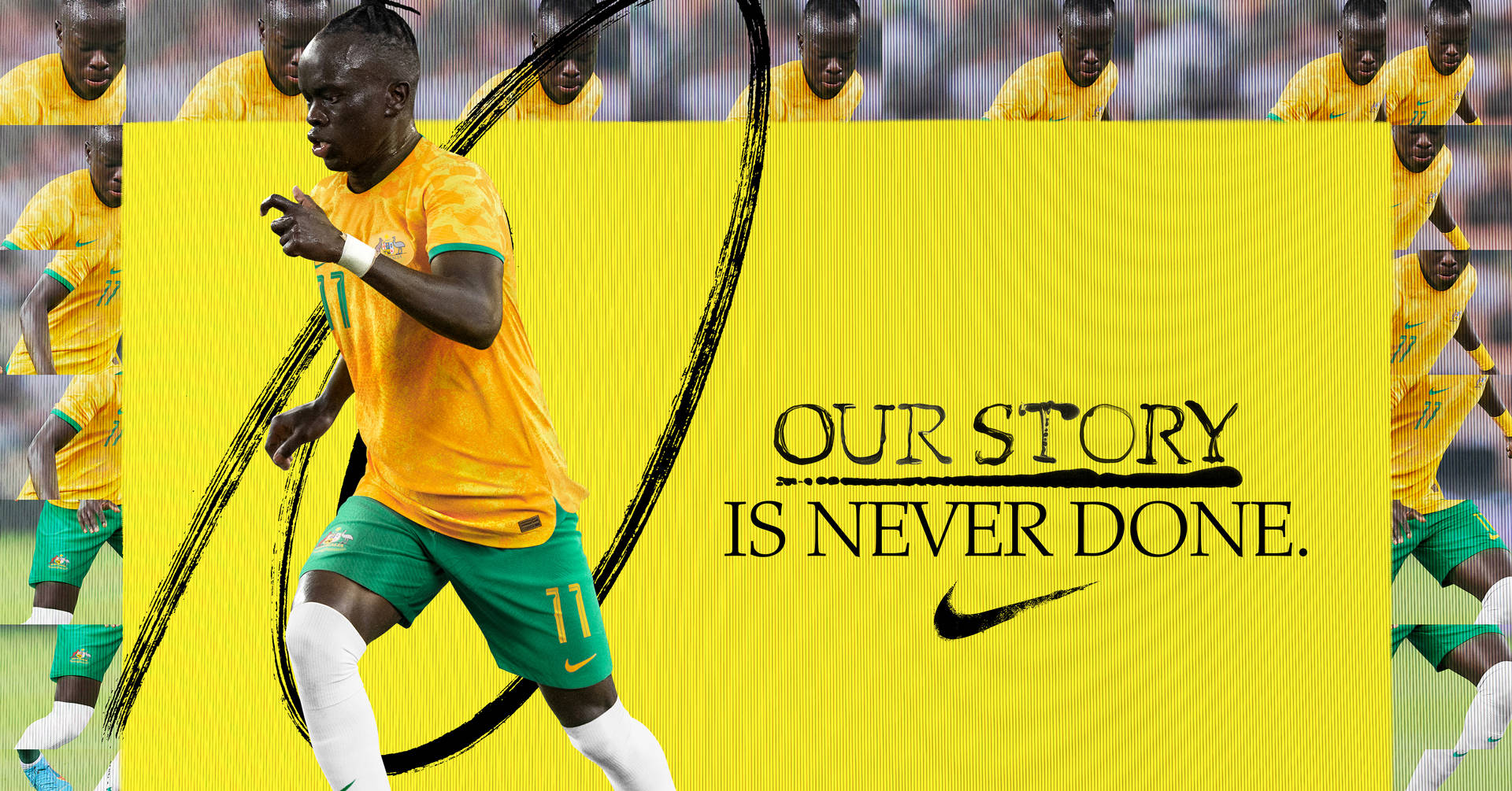 Australia National Football Team Mabil Nike Poster Background