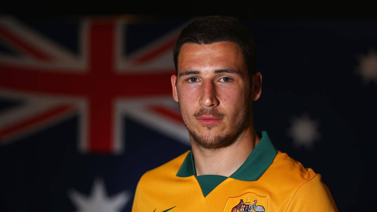 Australia National Football Team Mathew Leckie Headshot Background