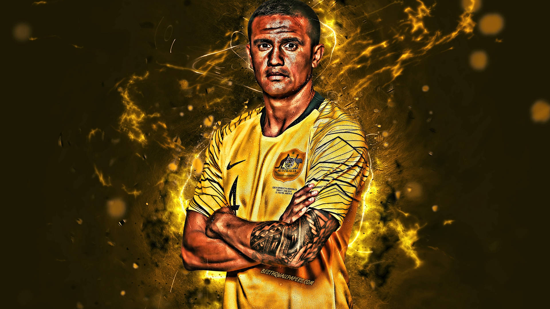 Australia National Football Team Tim Cahill Fan Art Background