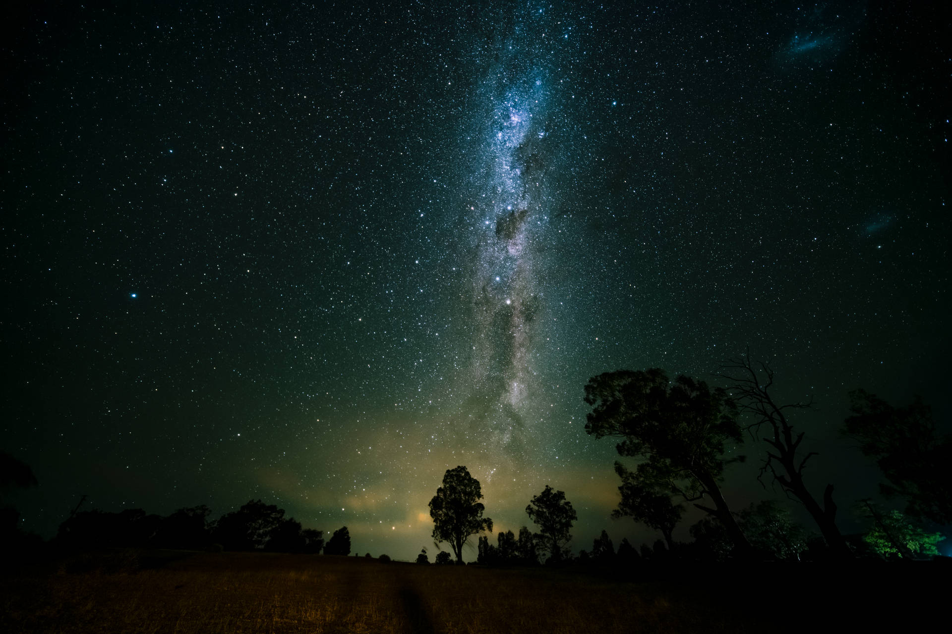 Australia Starry Night Sky Background