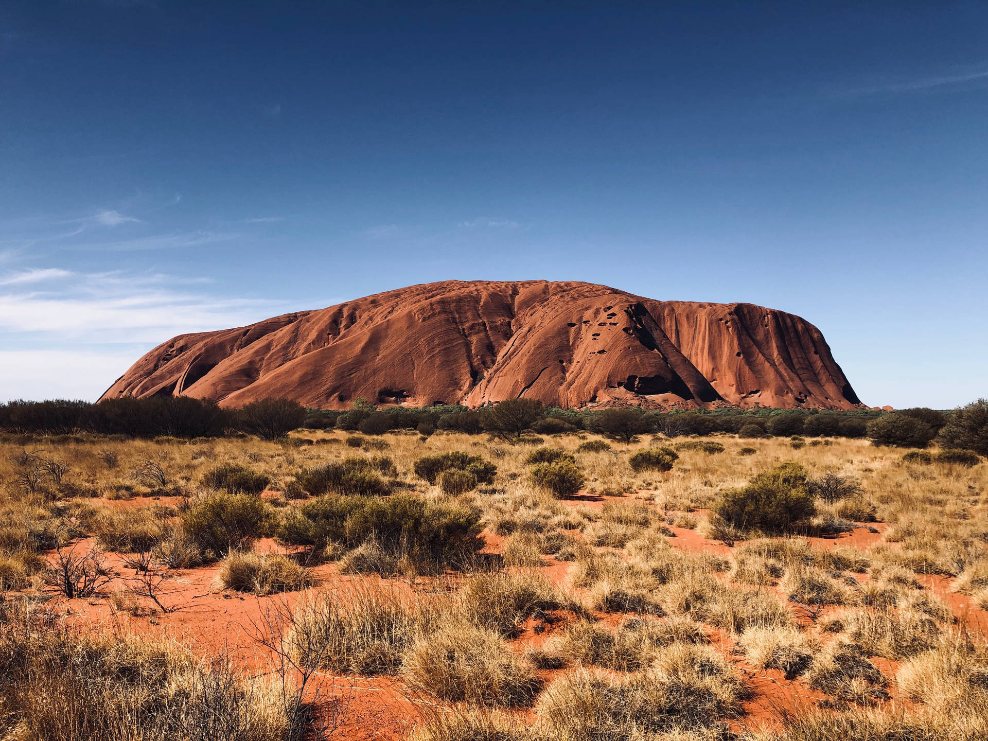 Australia Uluru Rock Background