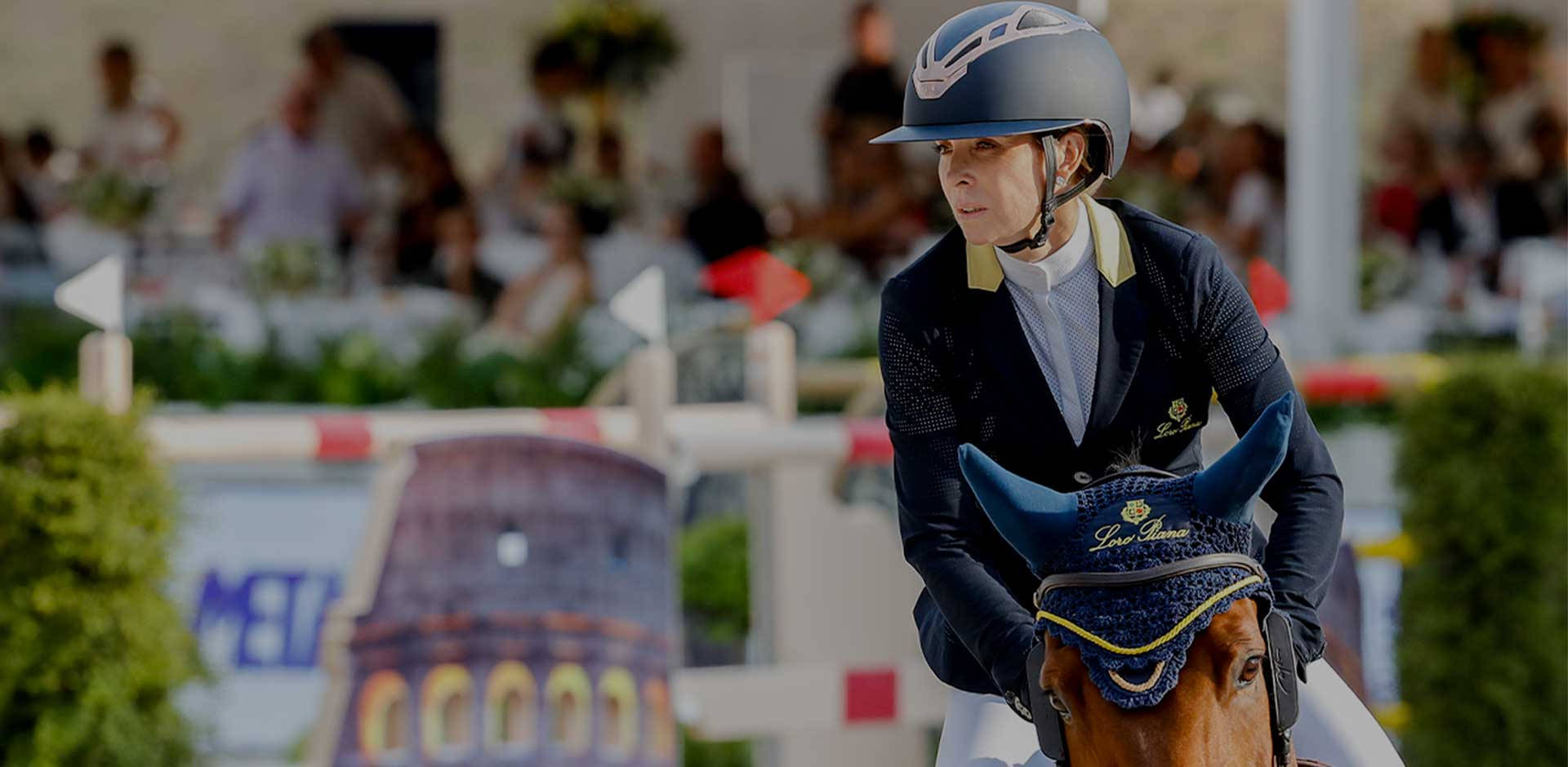 Australian Female Equestrian Edwina Tops Alexander Background