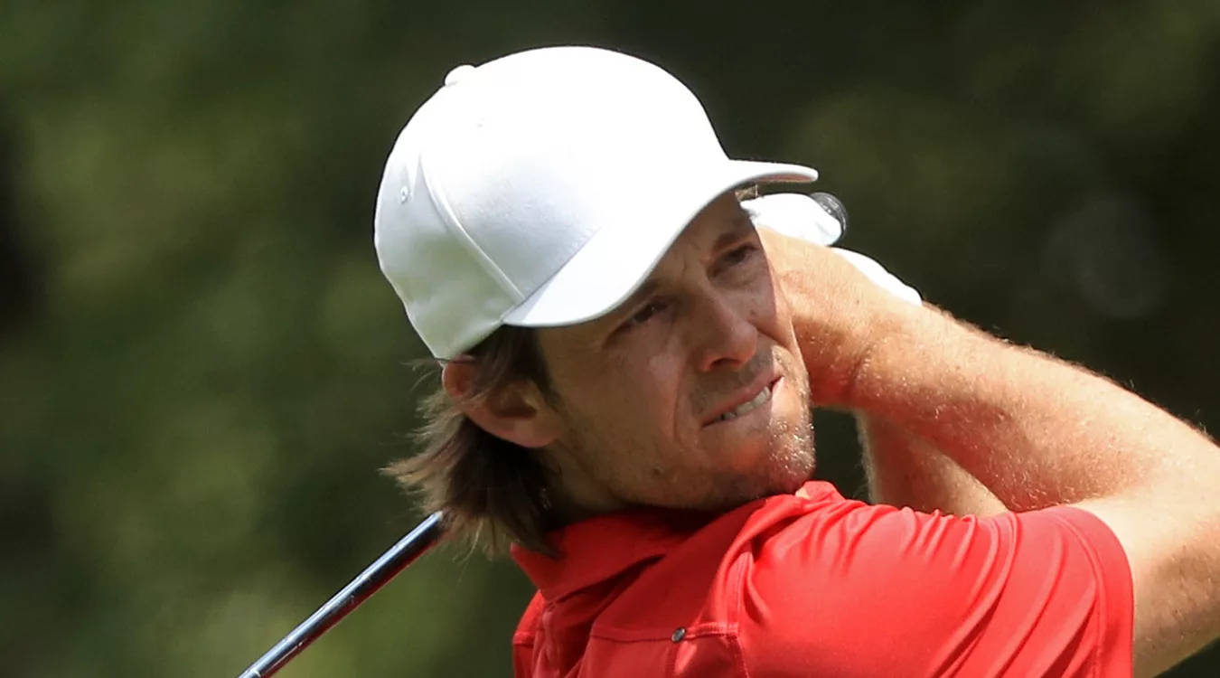 Australian Golfer Aaron Baddeley Pga Tour Of Australia Background