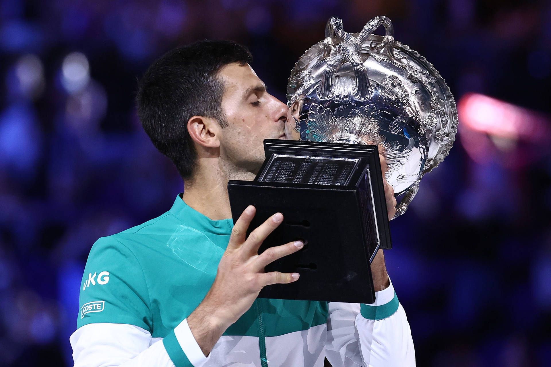 Australian Open Champion Novak Djokovic Background