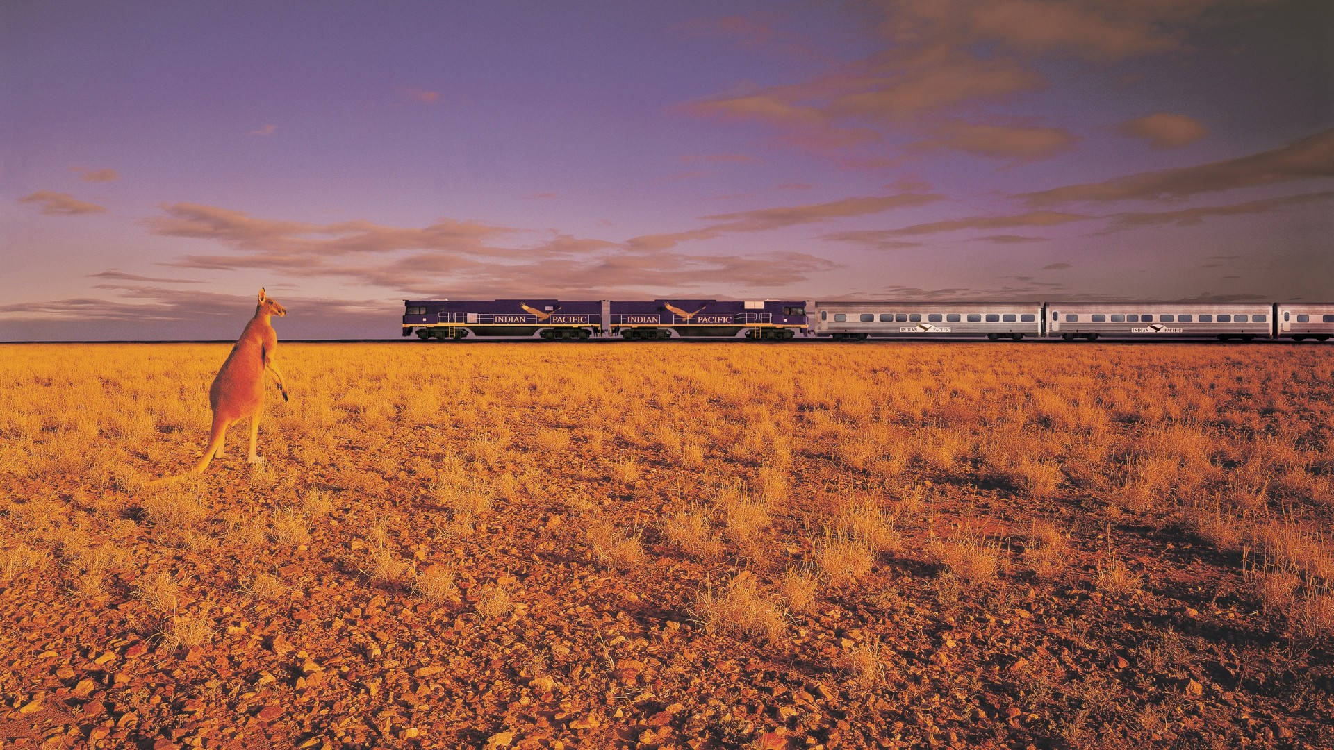 Australian Outback Great Southern Rail Background