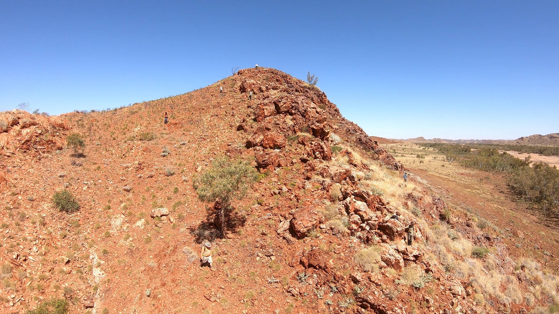 Australian Outback Rocks Background