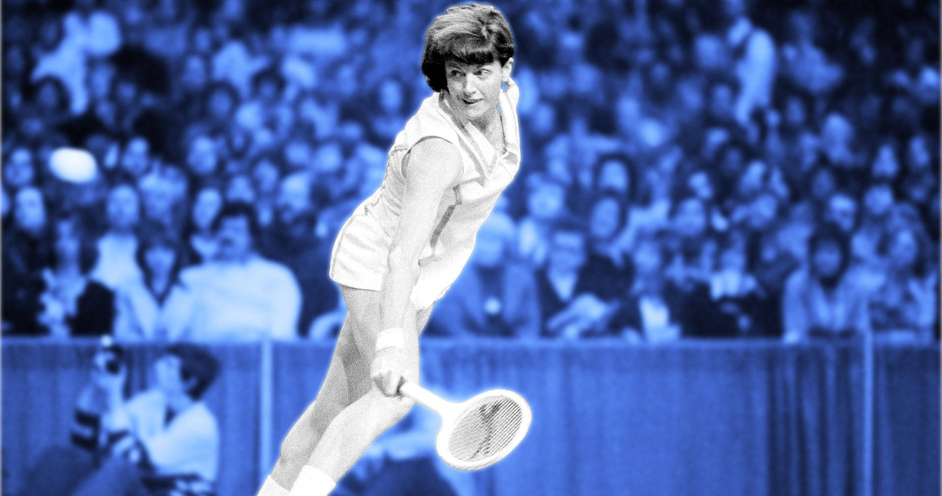 Australian Tennis Legend Margaret Court In Action At The Australian Open In The 1970s