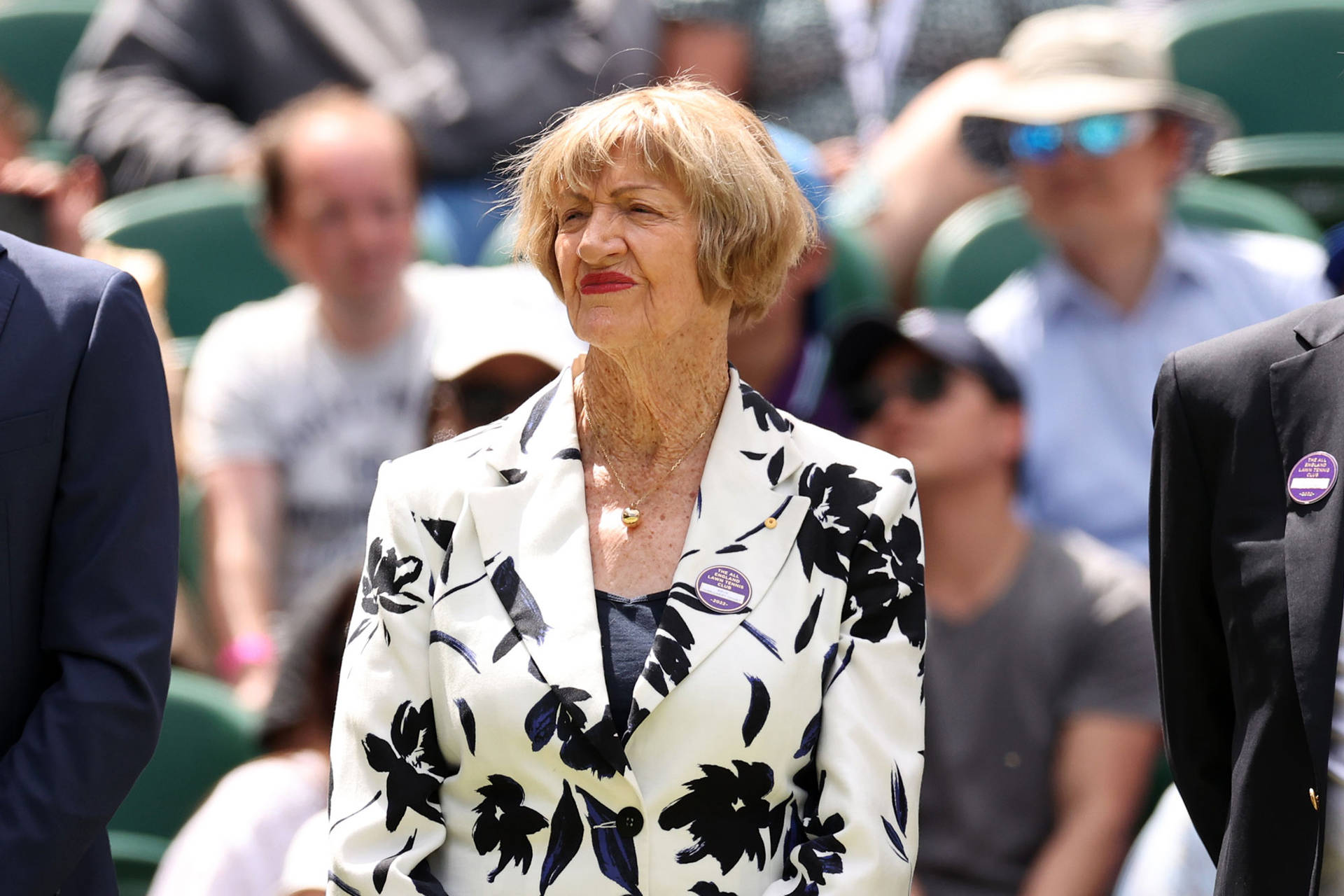 Australian Tennis Player Margaret Court Background