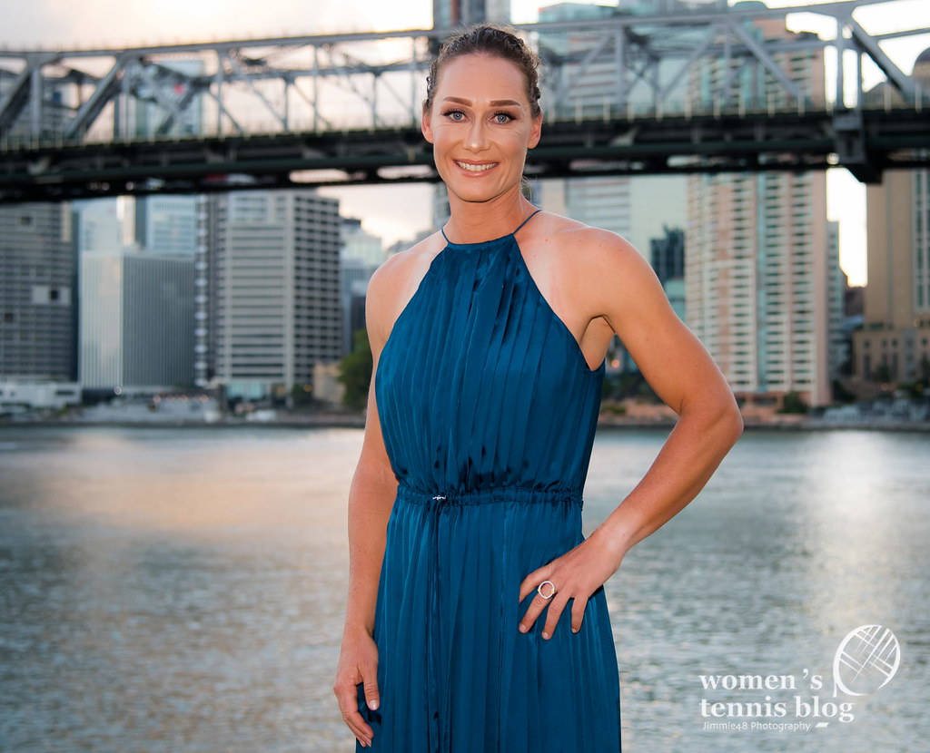 Australian Tennis Player Samantha Stosur Glam Slam Photoshoot Background