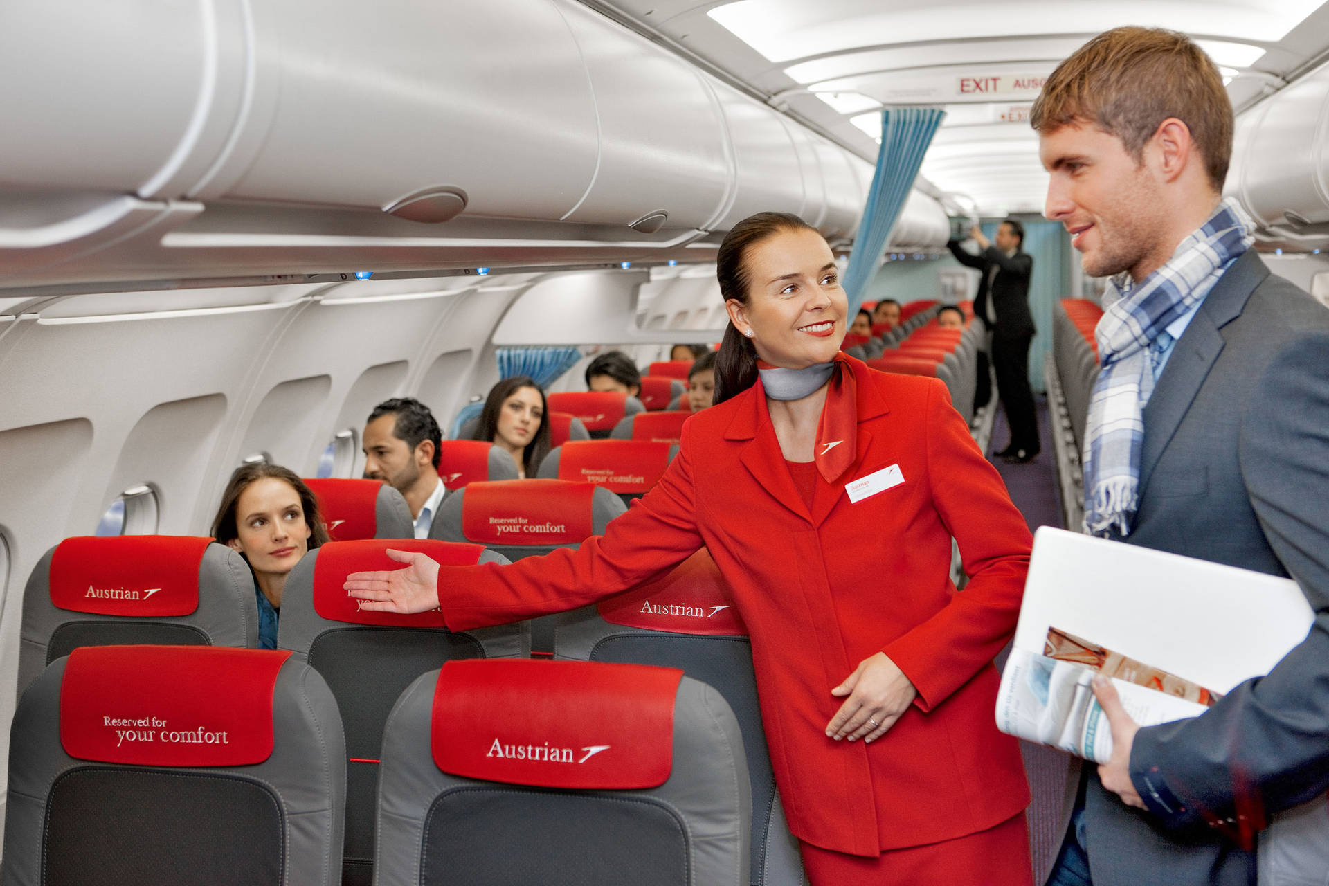 Austrian Airlines Flight Attendant