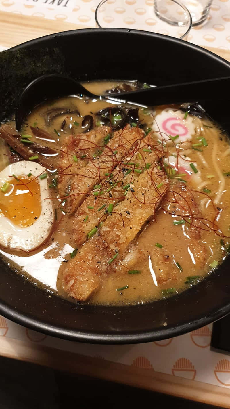 Authentic Black Beard Ramen Delight Background