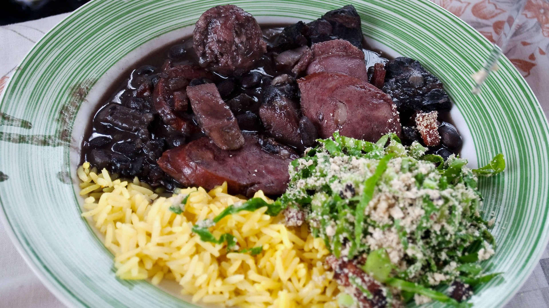 Authentic Brazilian Feijoada Stew Background