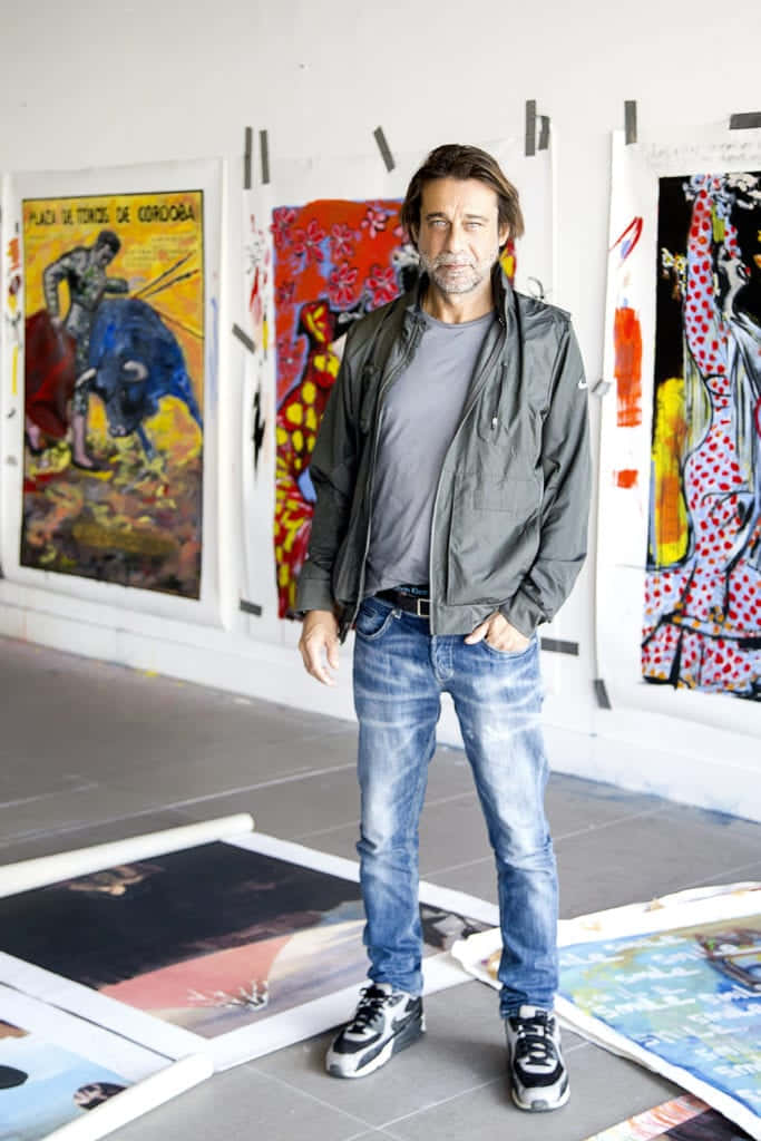 Authentic Portrait Of Jordi Mollà, A Renowned Spanish Actor And Artist Background