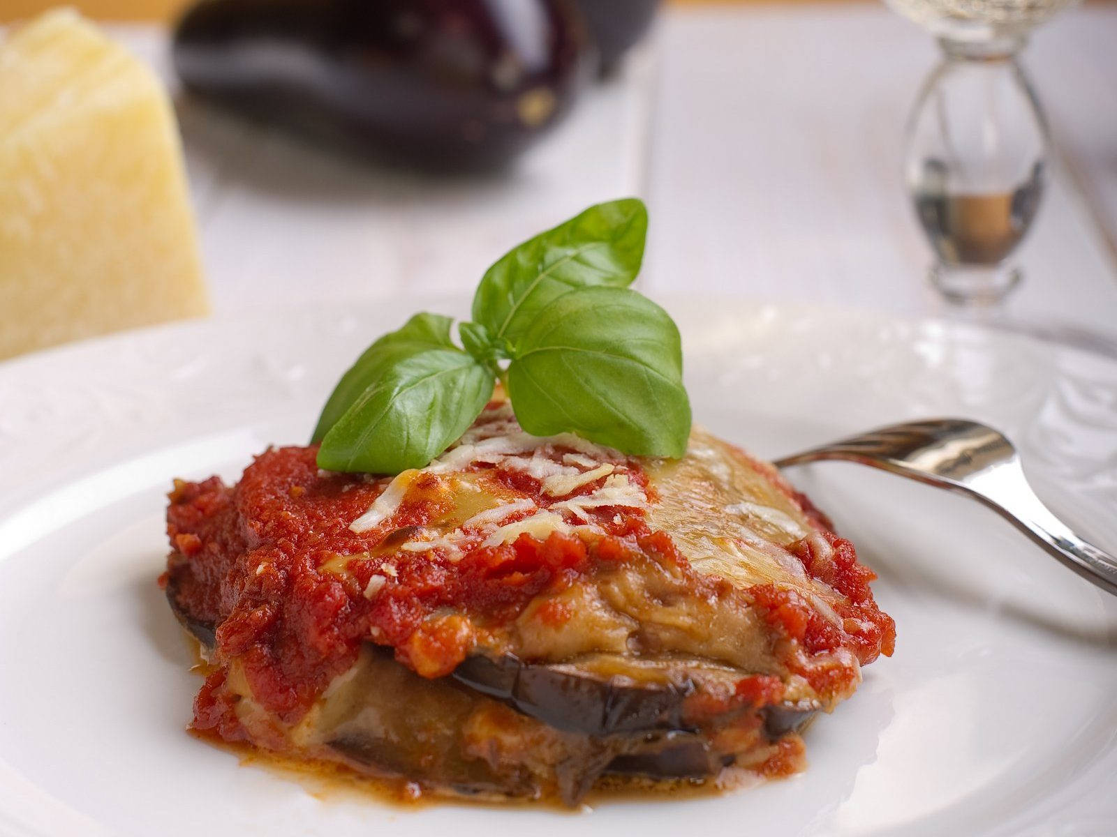 Authentic Roman-style Eggplant Parmigiana