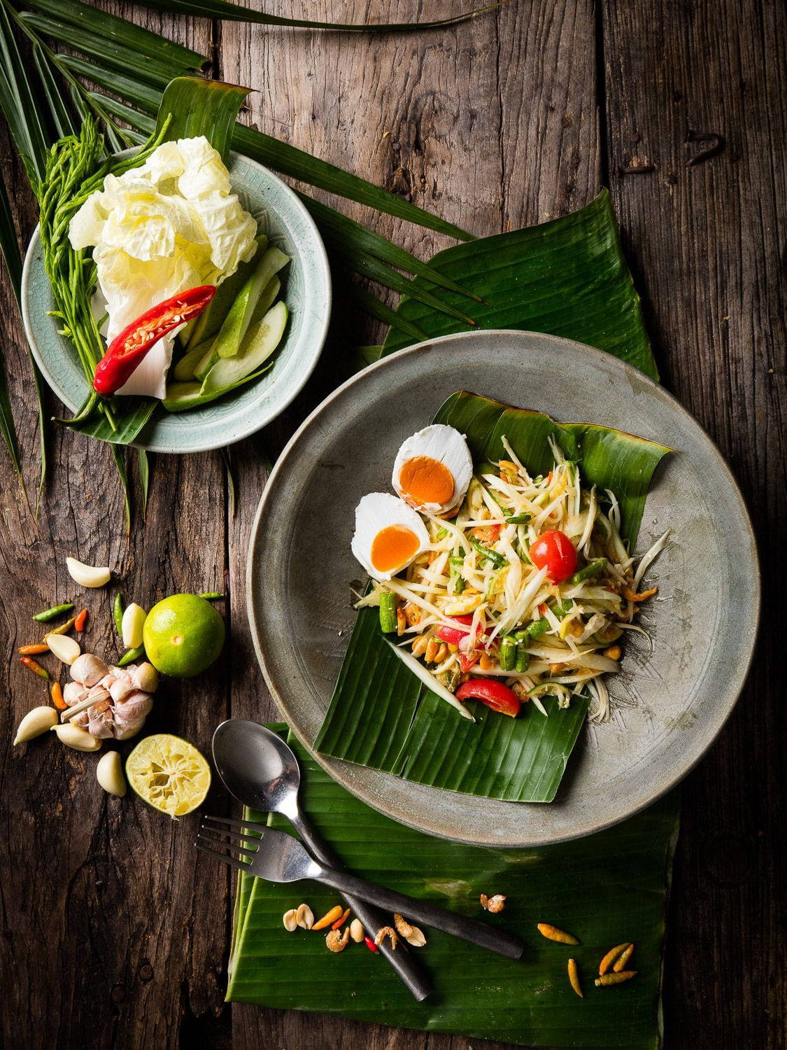 Authentic Thai Food Background