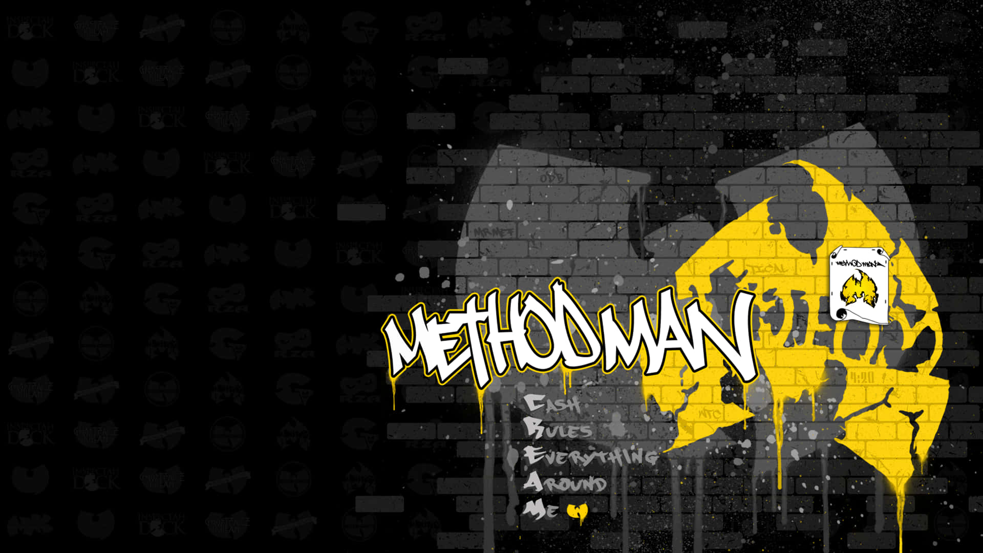 Authentic Wu Tang Clan Logo Background