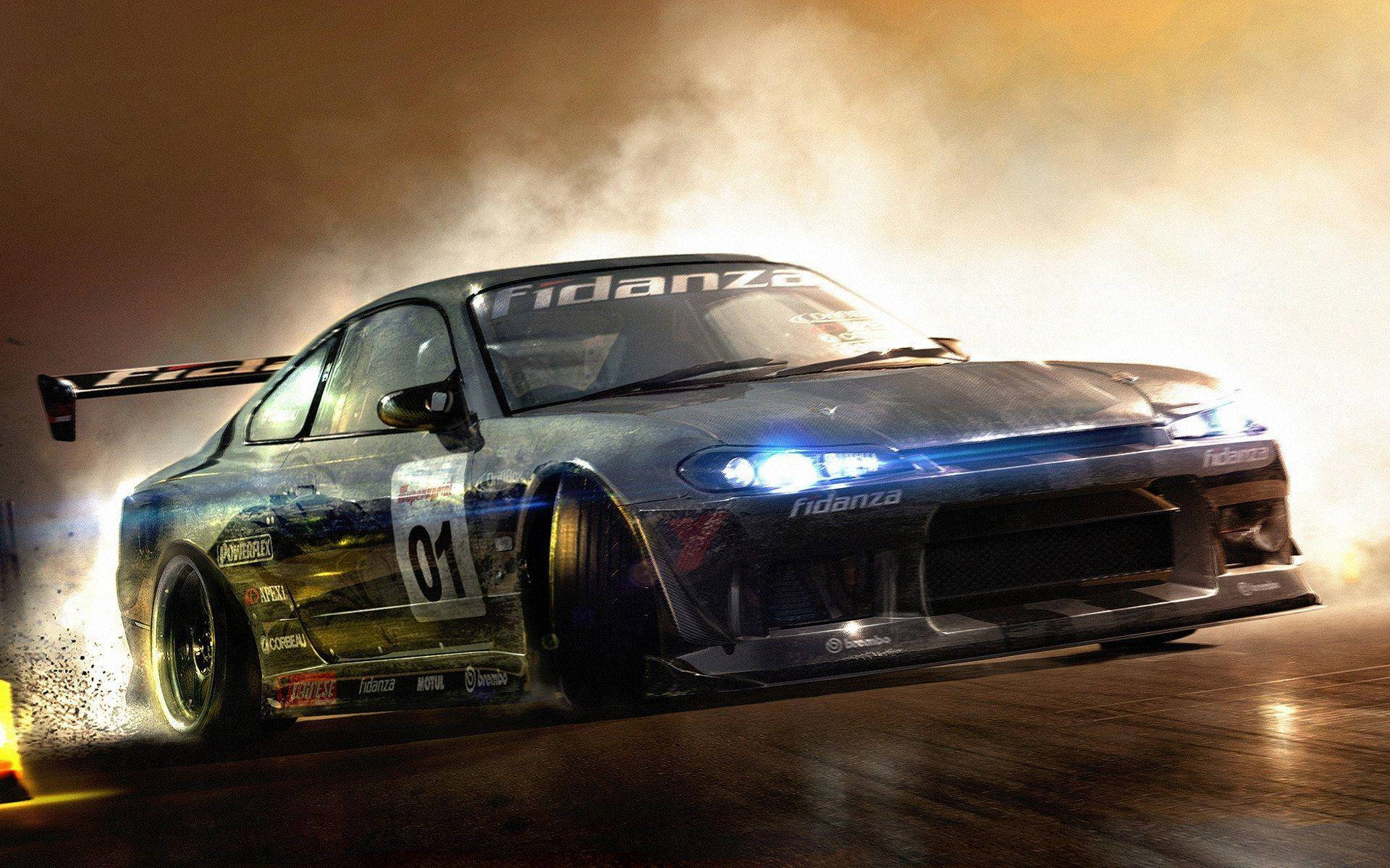 Auto Racing Cool Car Background