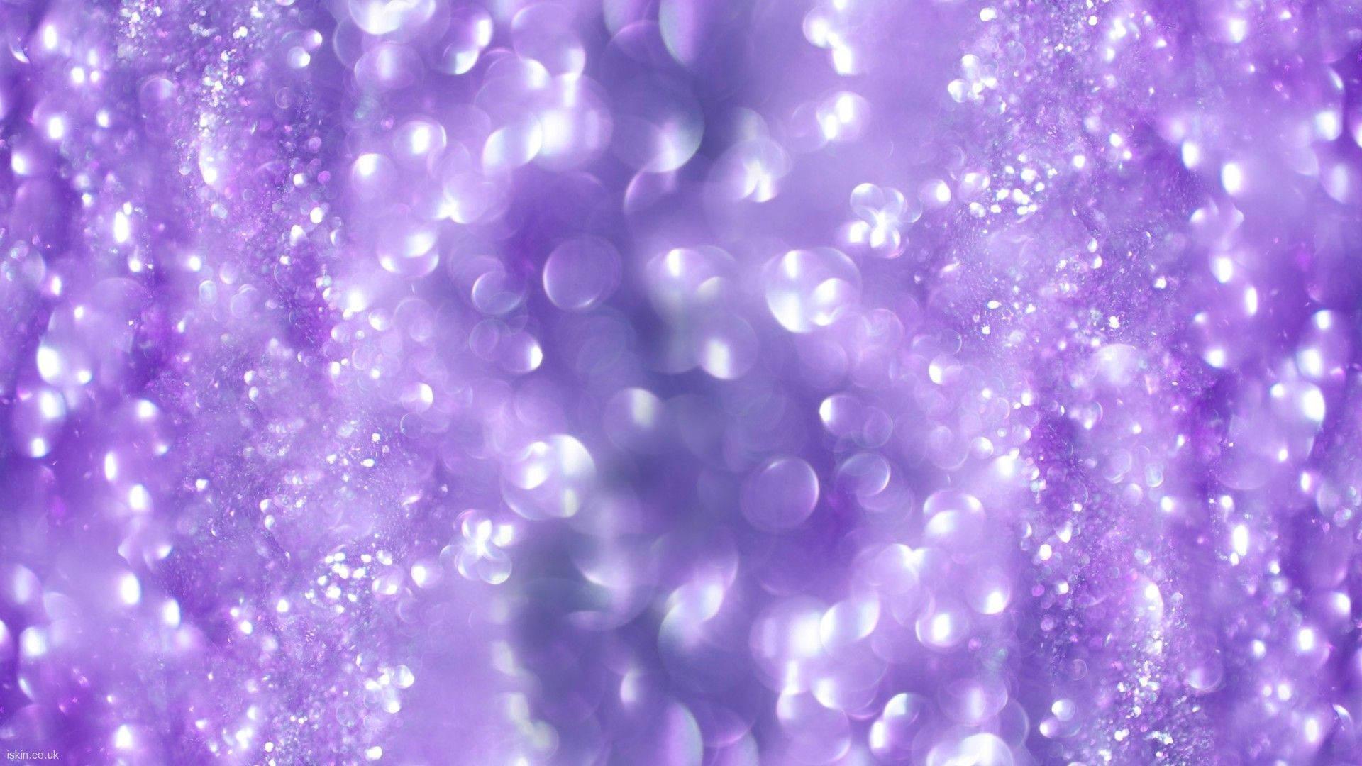 Autofocus Sparkly Purple Glitter Background