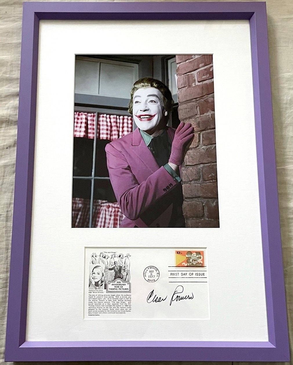 Autograph Frame Cesar Romero