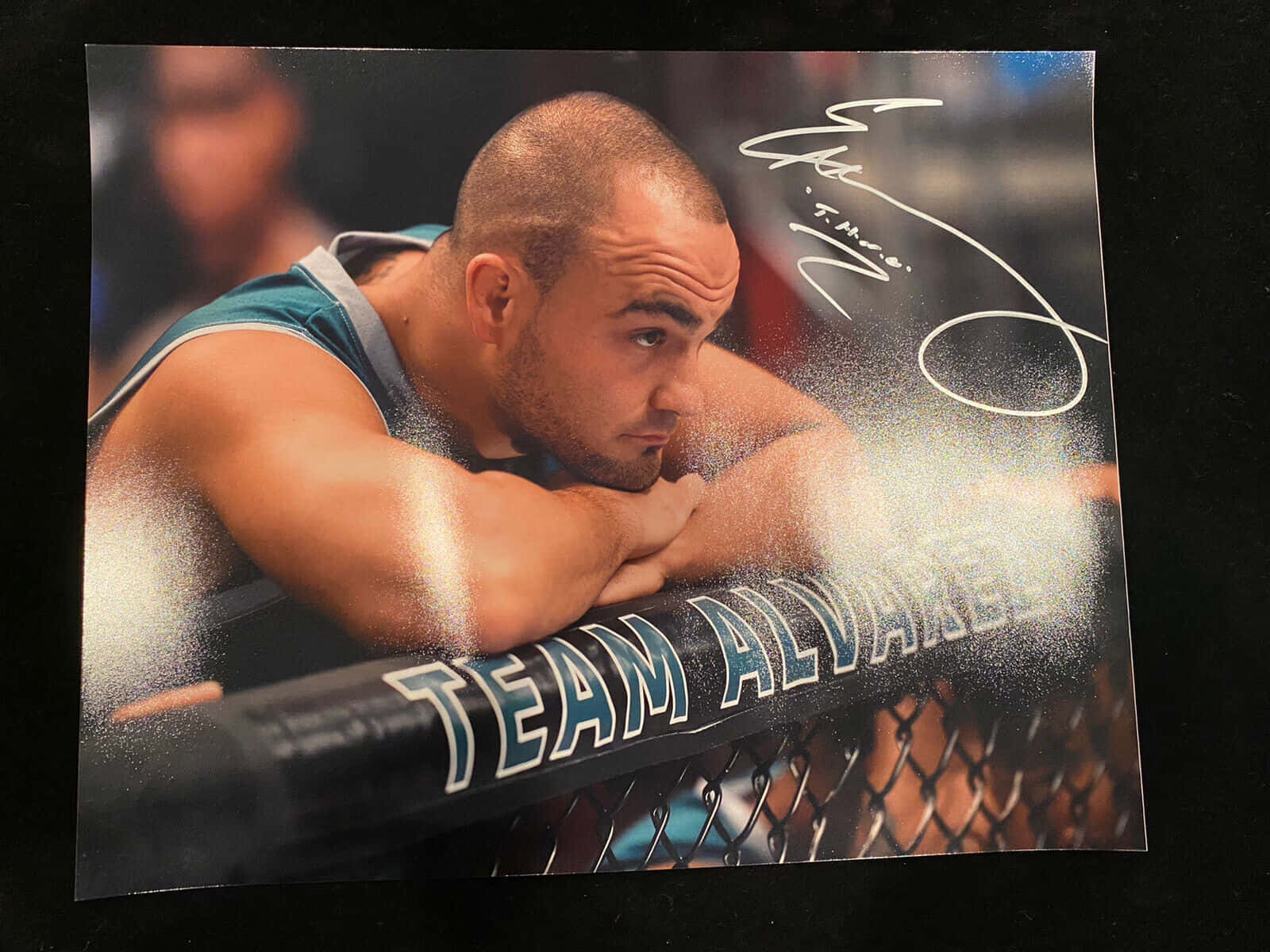 Autographed Eddie Alvarez Octagon